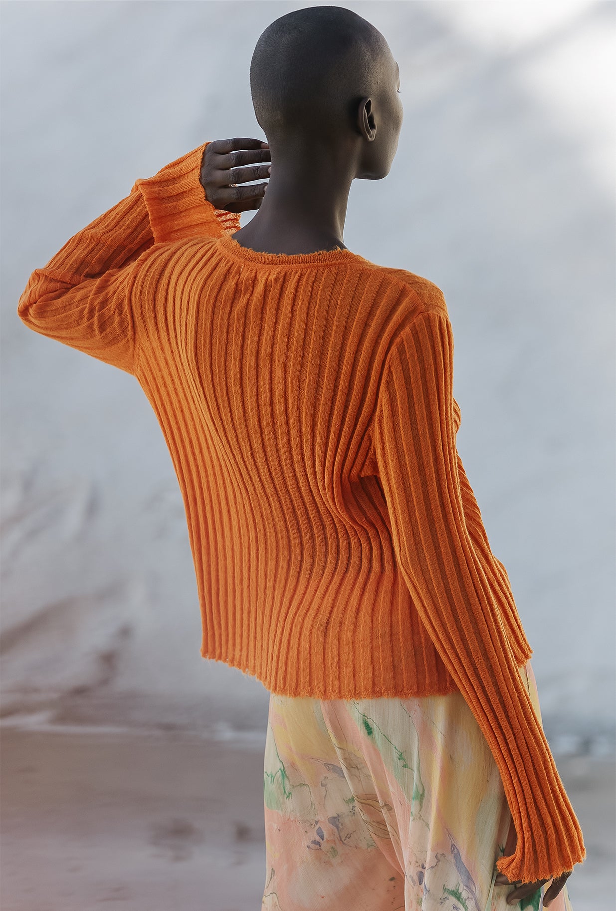Cardigan En Maille Mount Rogers - Orange