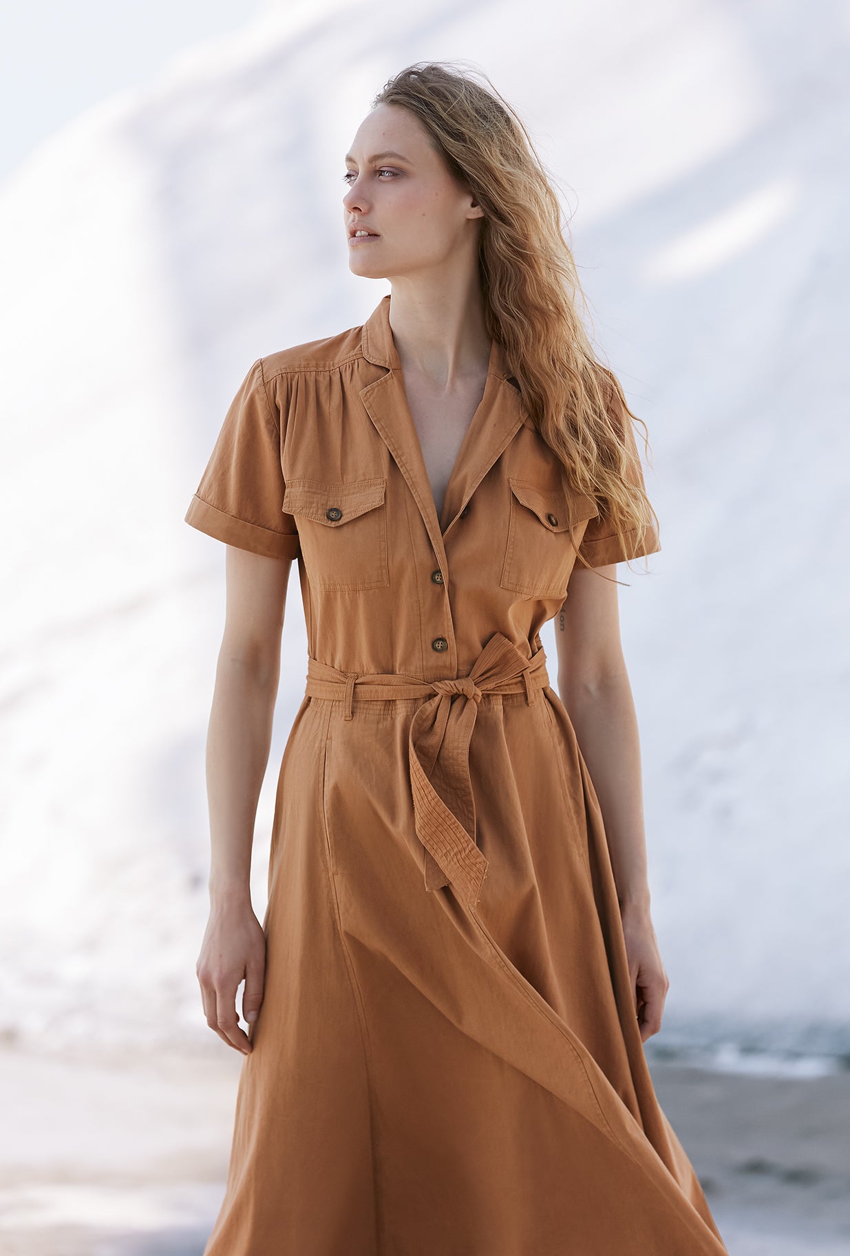 Robe Patrice - Ocre