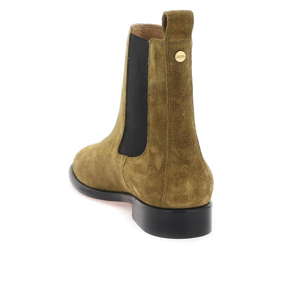Bottes Isabel Marant 'Galna' Ankle Boots - Beige - Femme