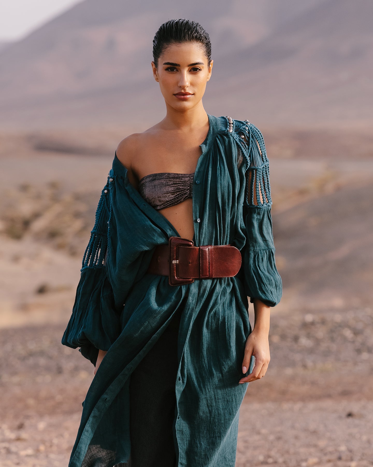 Robe Chemise Madja - Vert