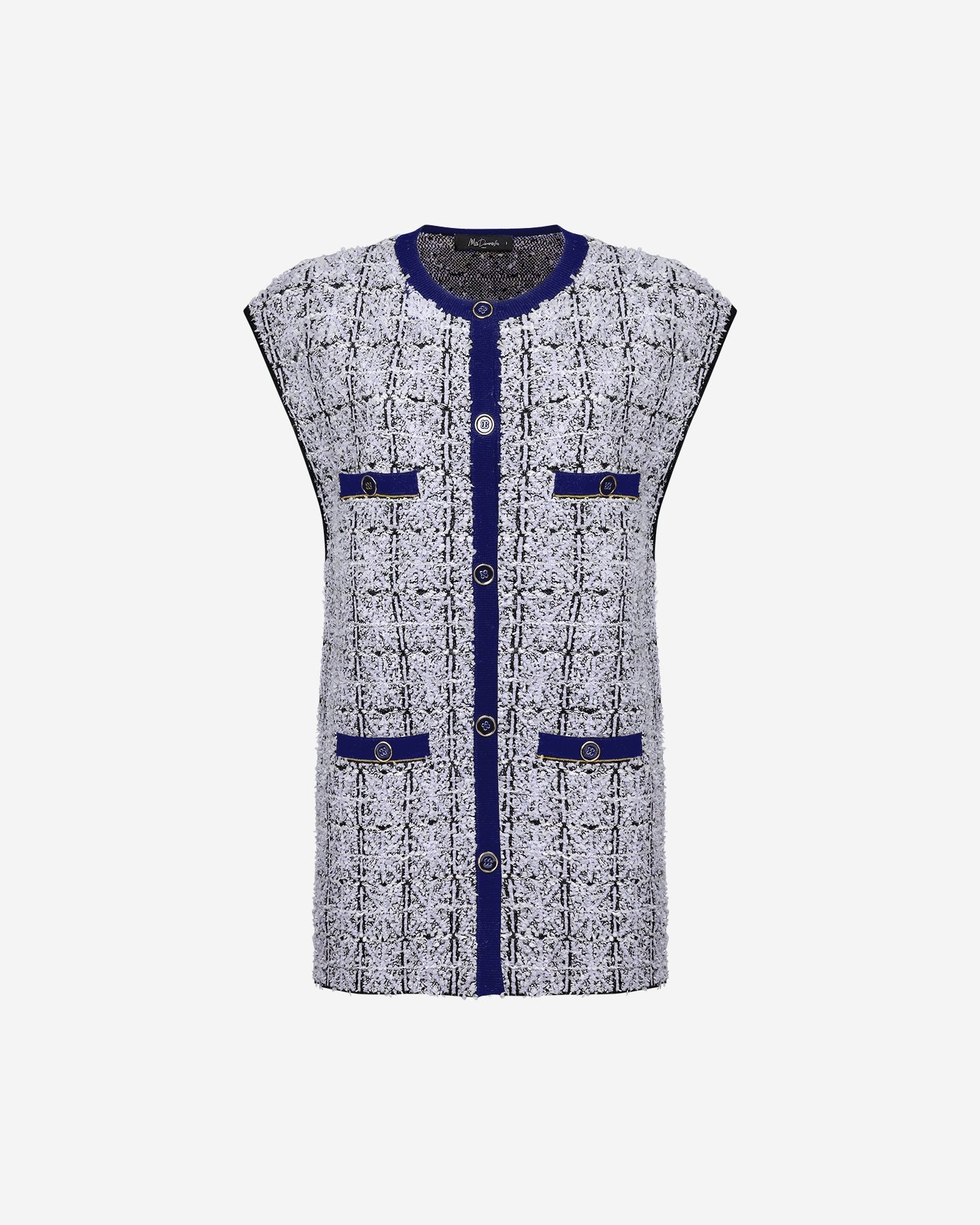 Gilet En Tricoté Cadi - Noir
