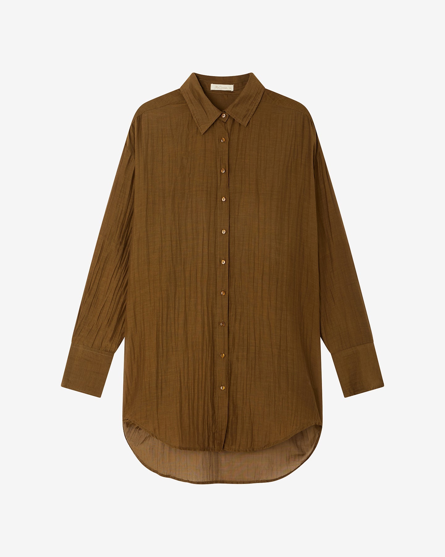 Chemise Lao - Kaki
