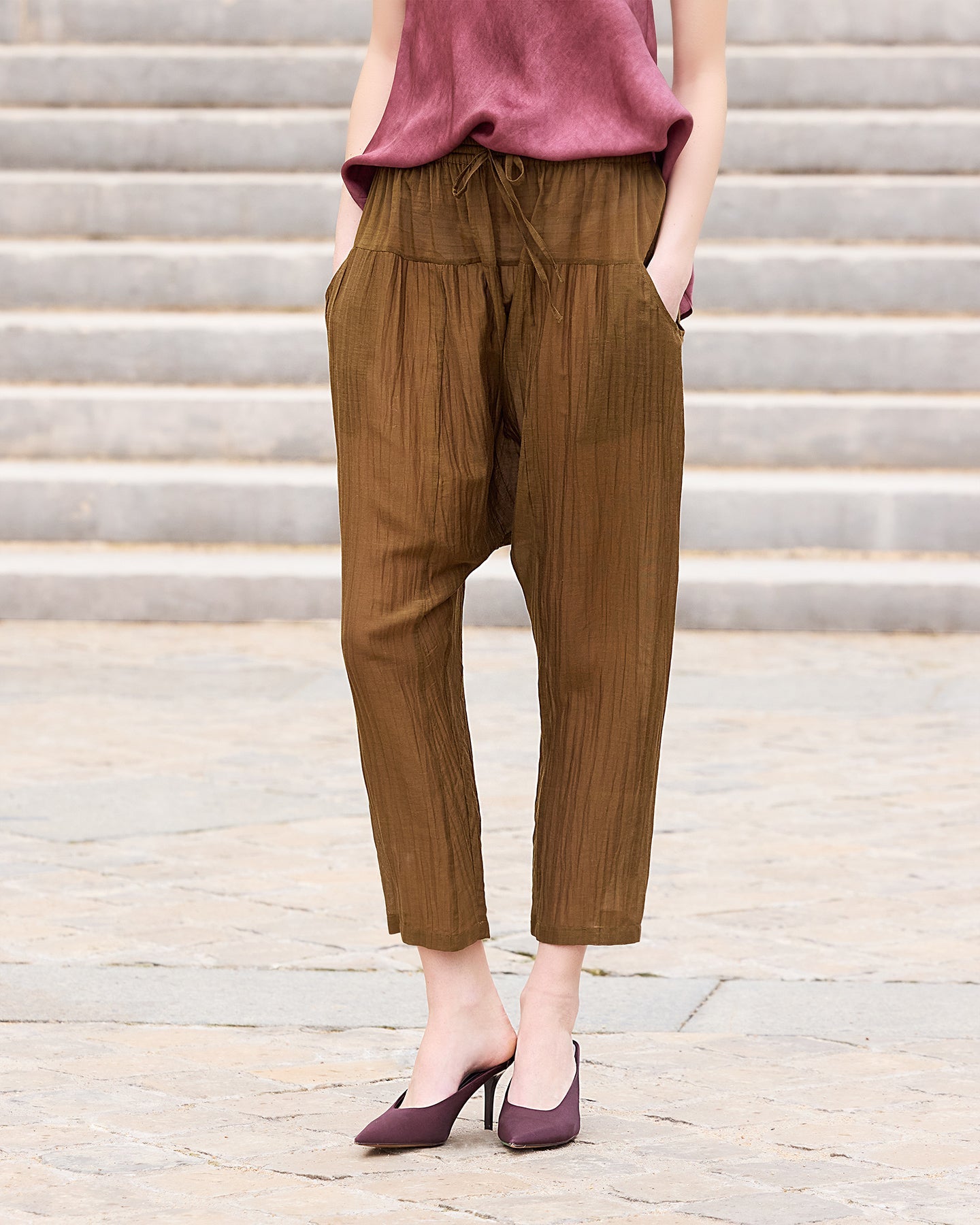 Pantalon Loana - Kaki