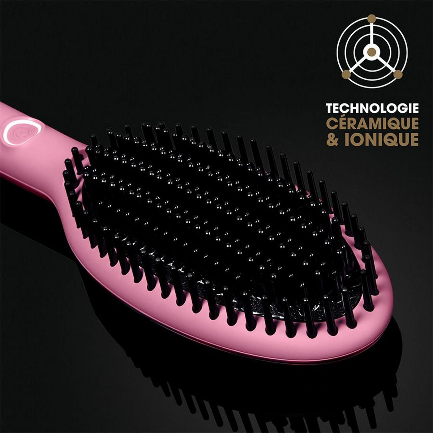 Coffret Brosse Chauffante Ghd Glide - Collection Ghd Pink