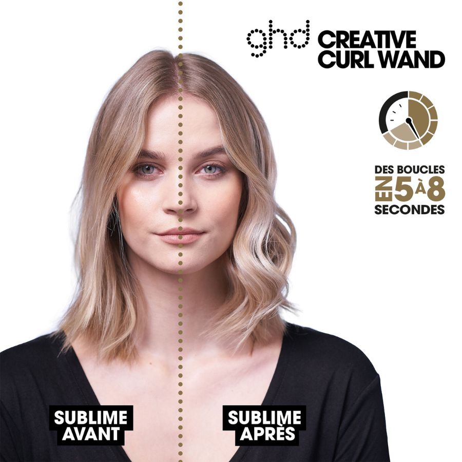Coffret Boucleur Ghd Curve Creative Curl Wand, Son Peigne Démêloir Et Sa Pochette Thermorésistante