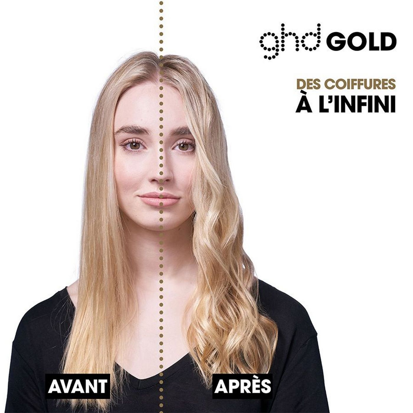 Coffret D'Exception Lisseur Ghd Gold + Brosse Plate + Pochette