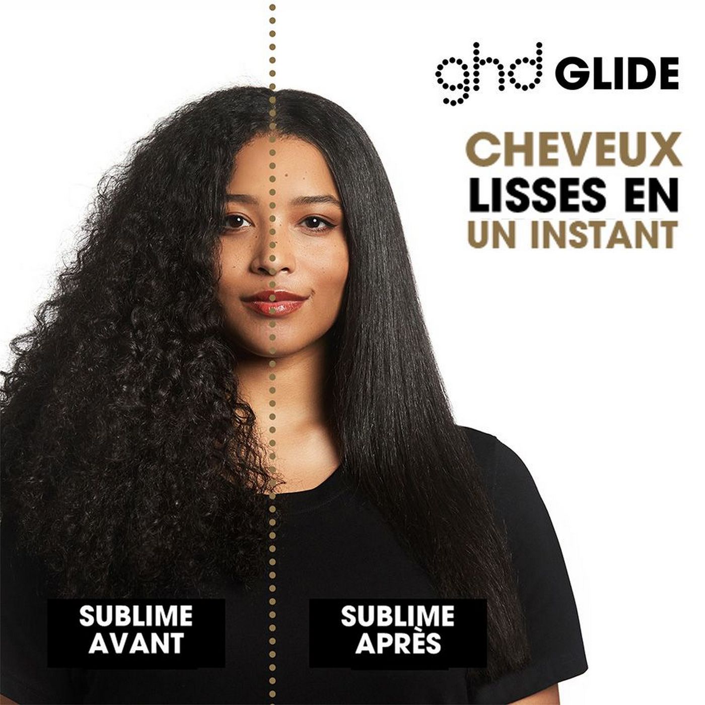 Coffret D'Exception Brosse Chauffante Ghd Glide + Brosse plate et pochette