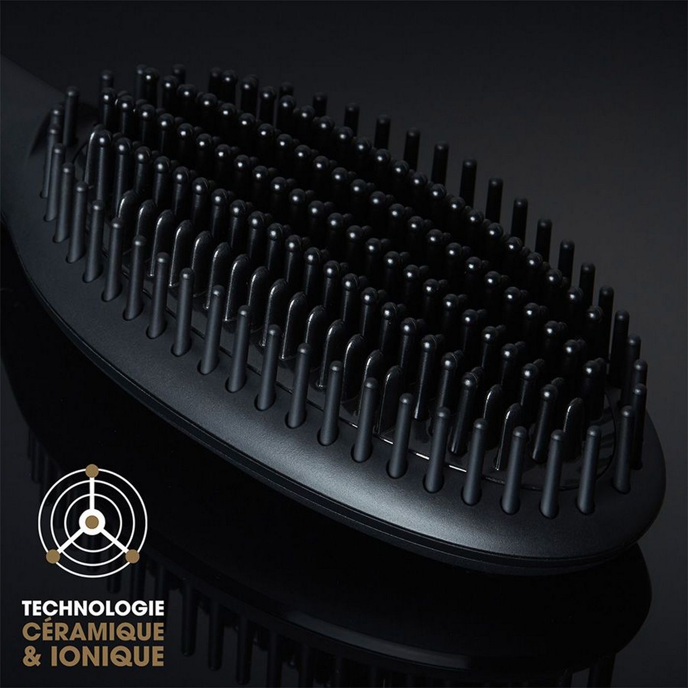 Coffret D'Exception Brosse Chauffante Ghd Glide + Brosse plate et pochette
