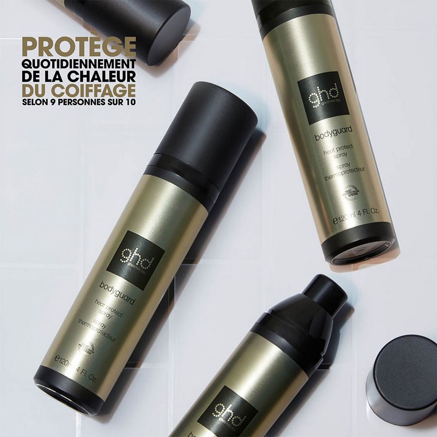 Coffret Duo Coiffage Iconique - Brosse plate + Spray Thermoprotecteur Ghd