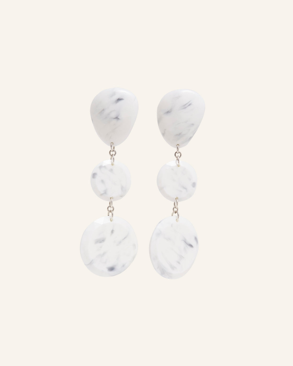 Boucle D'Oreille Bl0741 - White