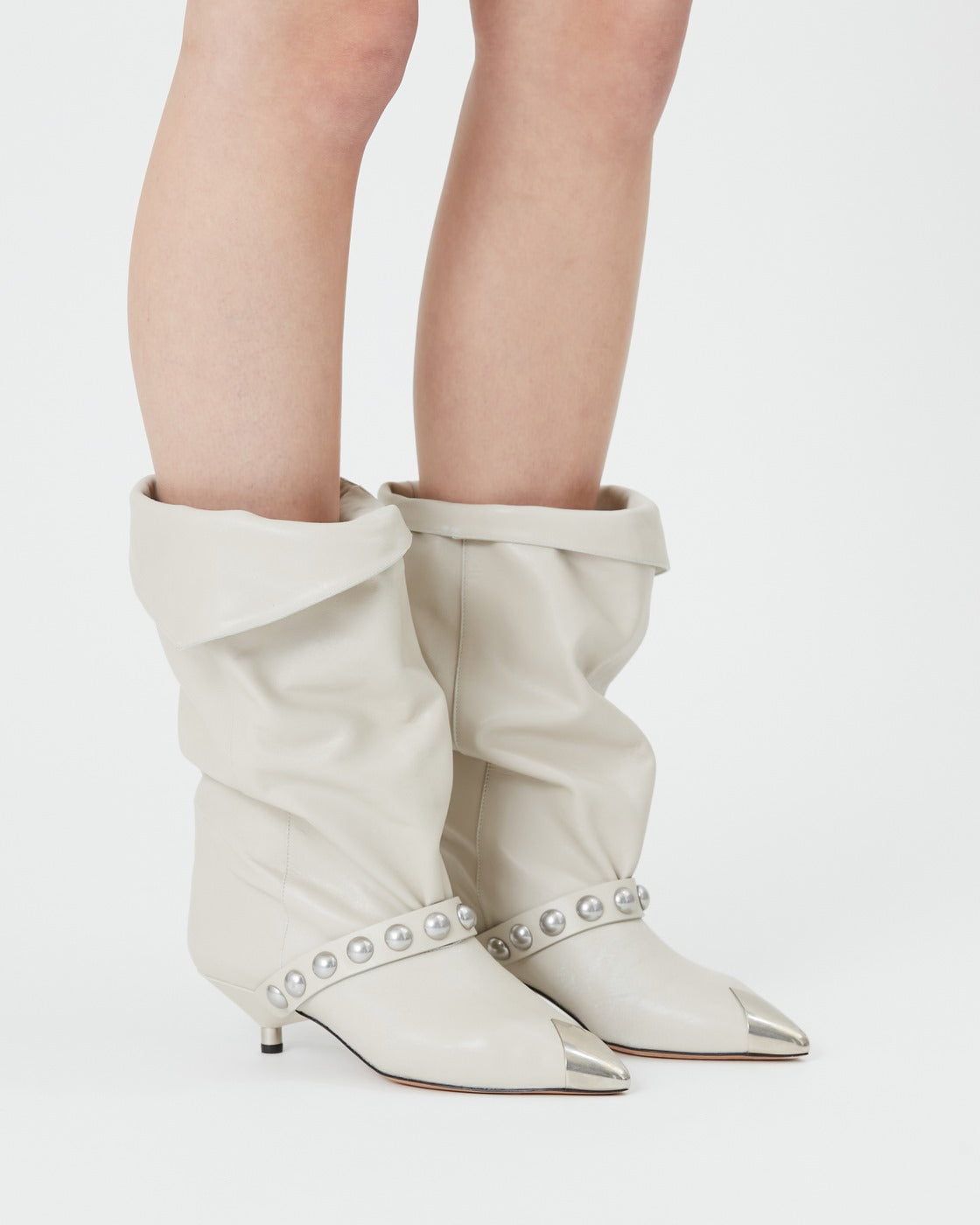 Boots Leabys - White