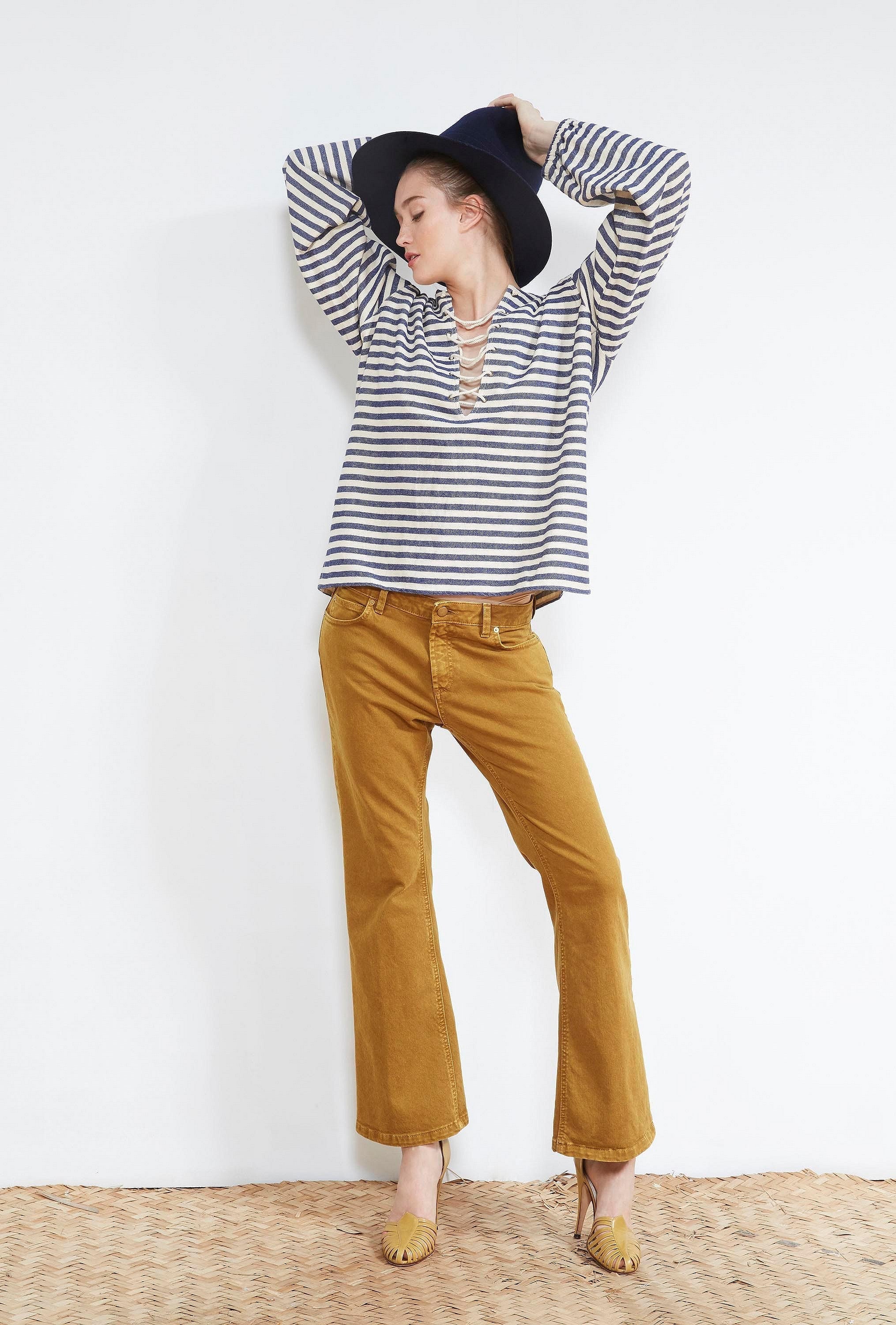 Blouse Garonne Rayé bleu | Mes Demoiselles Paris