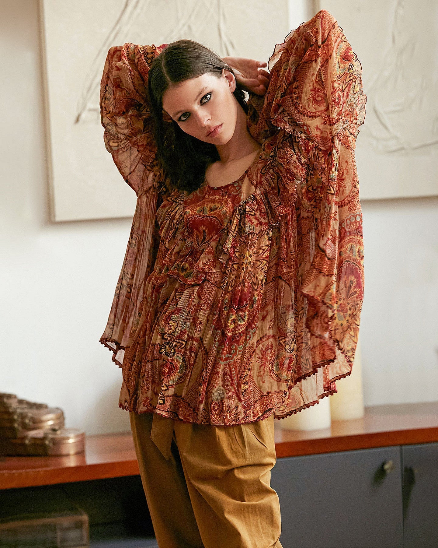 Blouse Latifah Imprimé fleuri | Mes Demoiselles Paris