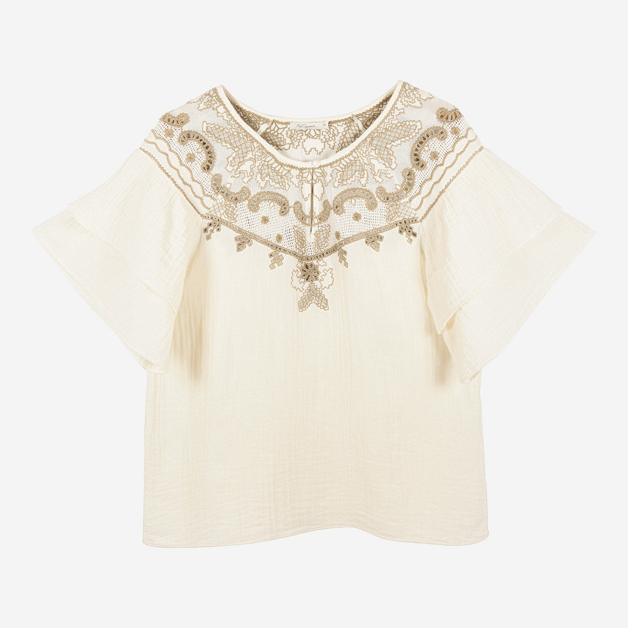Blouse Melodie Imprimé écru | Mes Demoiselles Paris