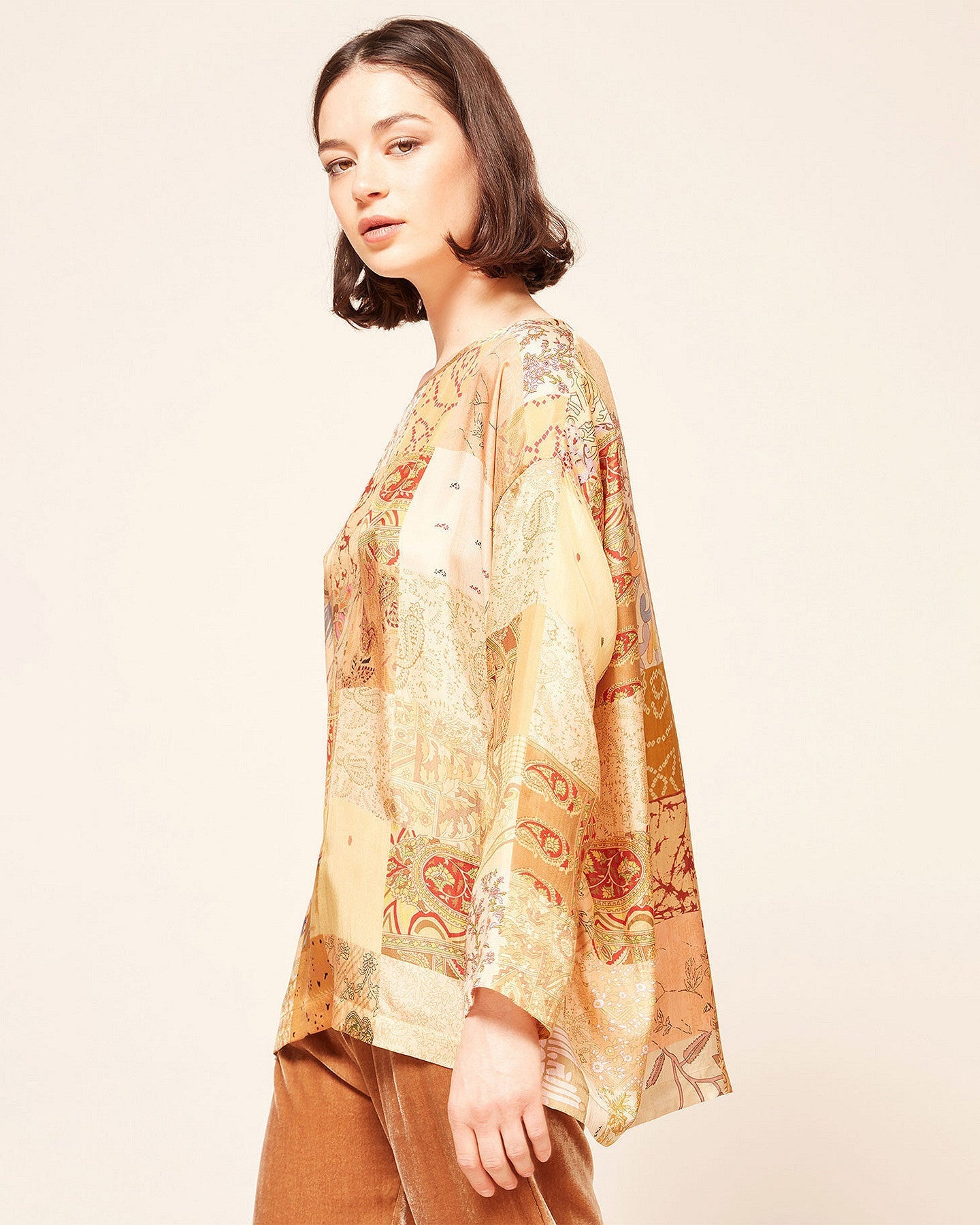 Blouse Pachtou Combo beige | Mes Demoiselles Paris