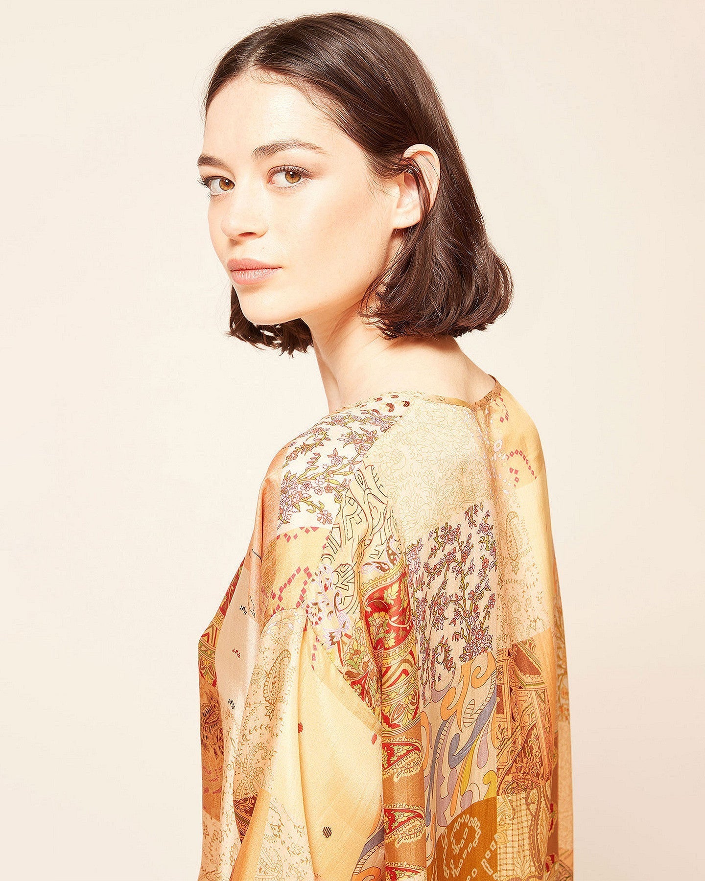 Blouse Pachtou Combo beige | Mes Demoiselles Paris