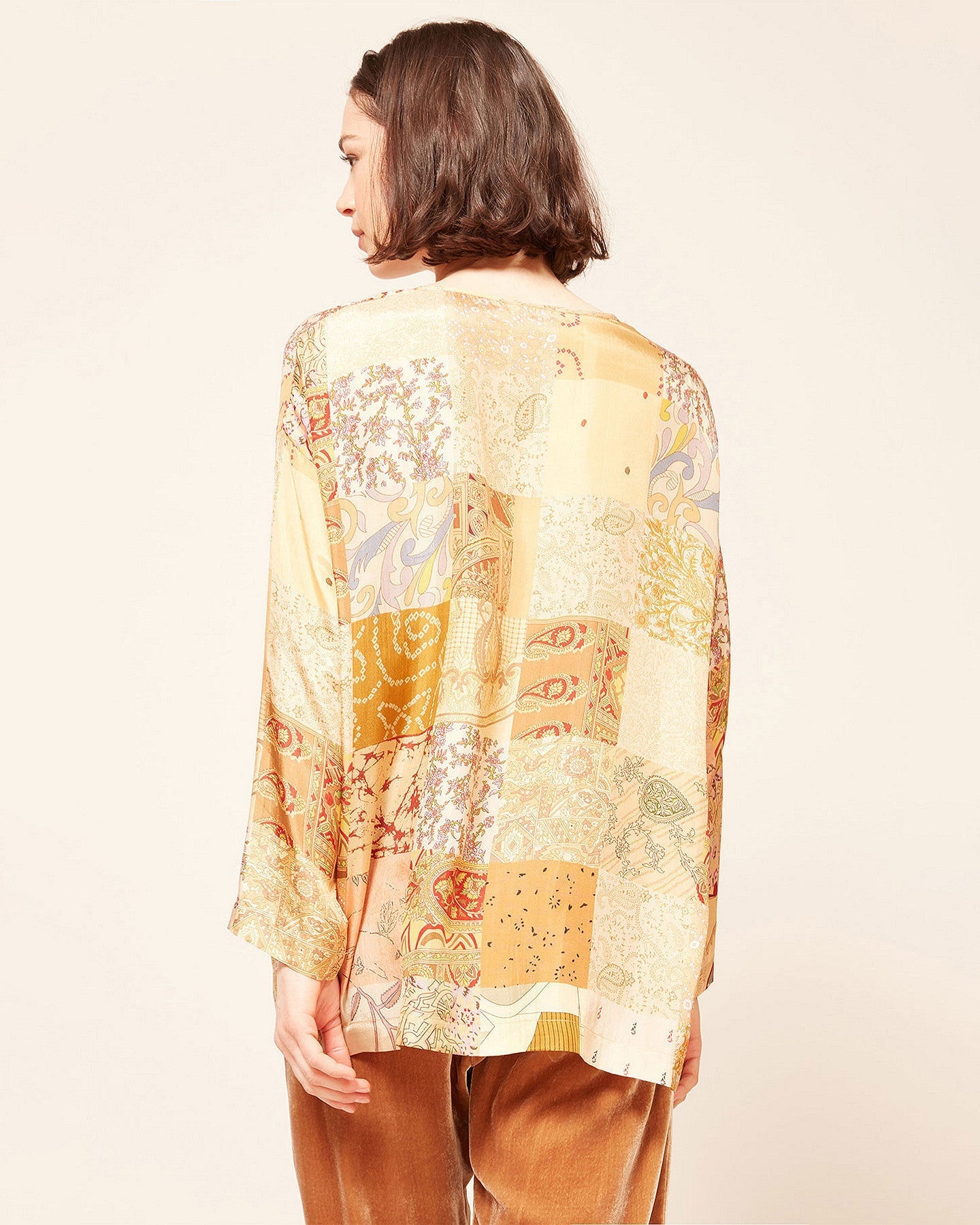 Blouse Pachtou Combo beige | Mes Demoiselles Paris