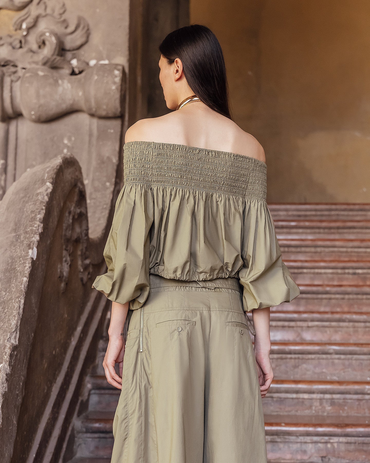Blouse Pyrite Kaki | Mes Demoiselles Paris