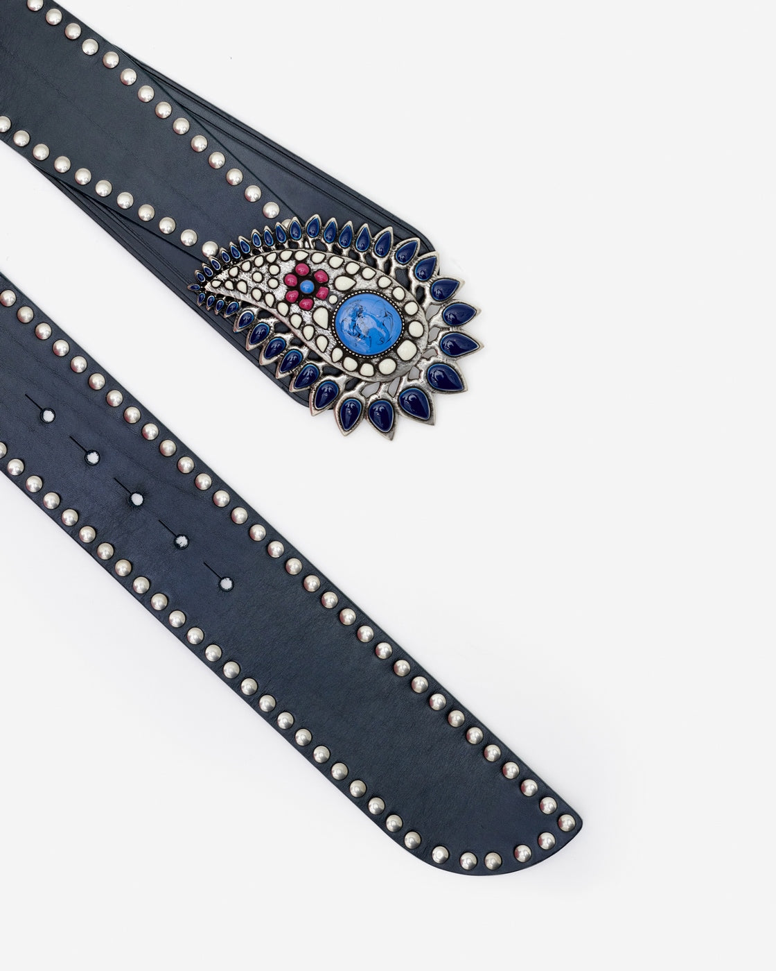 Ceinture Aliette - Blue/Silver