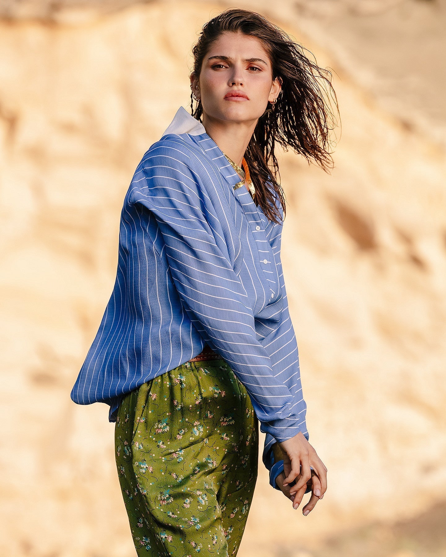 Chemise Gardin Bleu rayé | Mes Demoiselles Paris