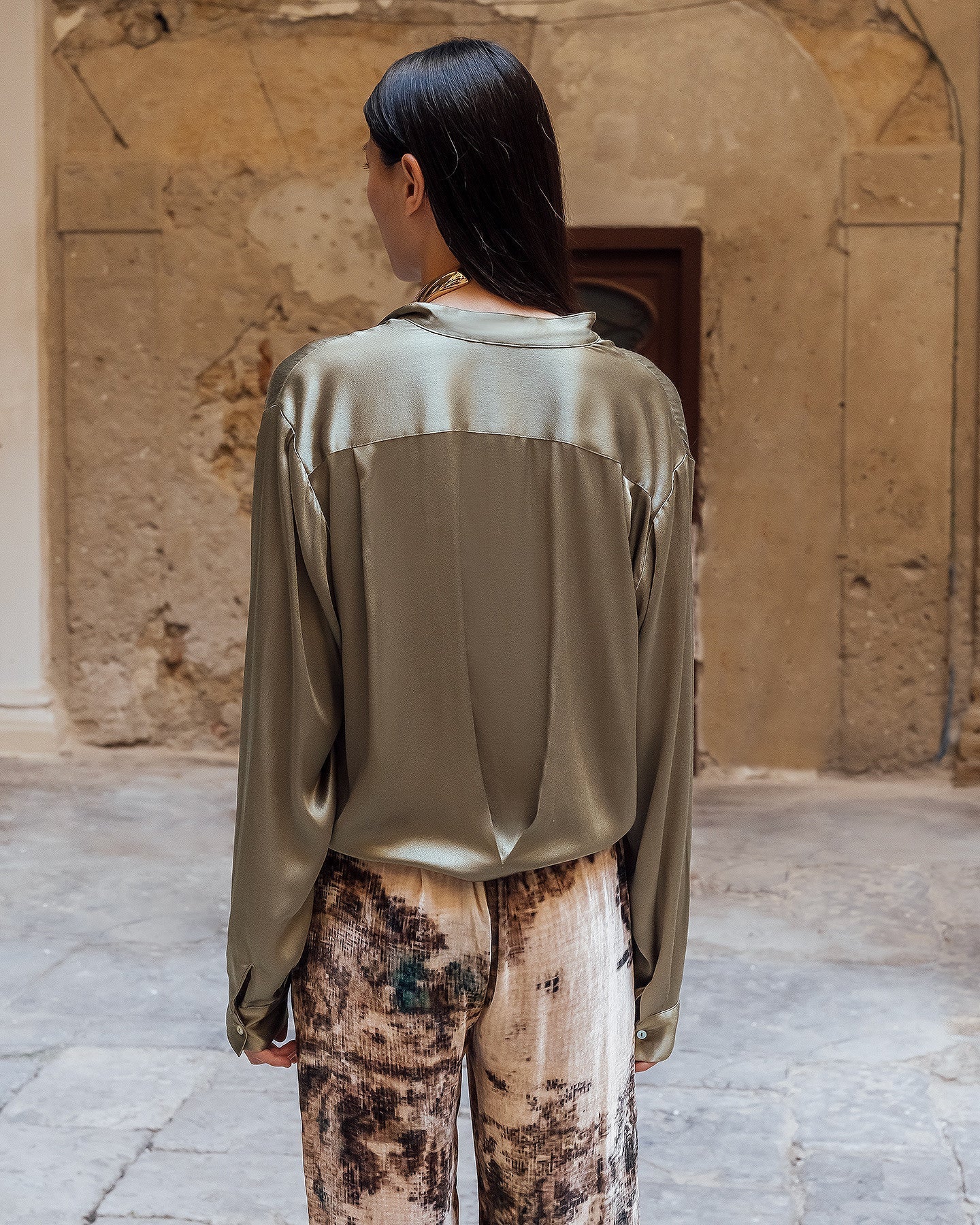 Chemise Siwa Kaki | Mes Demoiselles Paris