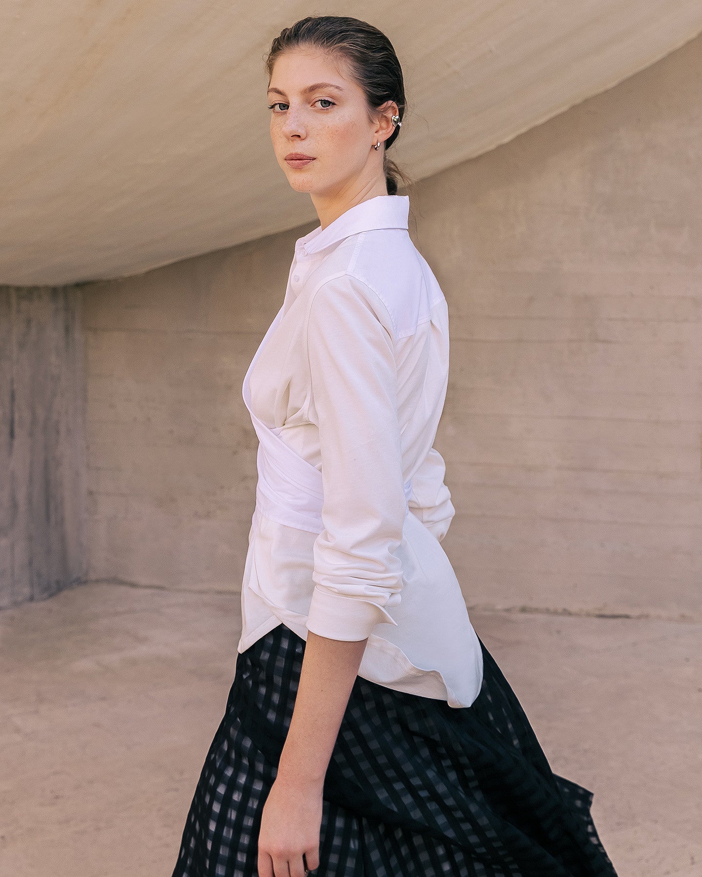Chemise Violette Blanc | Mes Demoiselles Paris