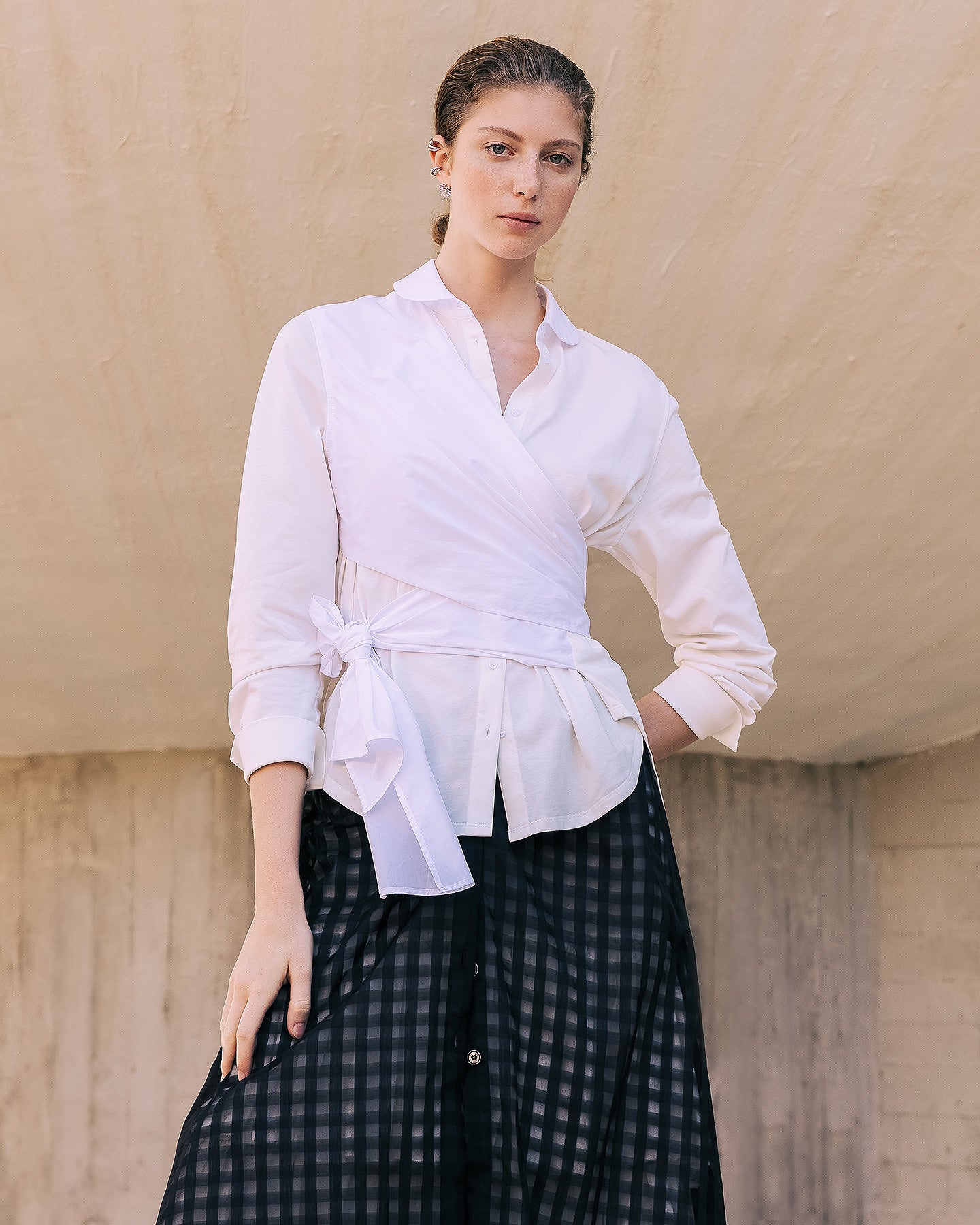 Chemise Violette Blanc | Mes Demoiselles Paris