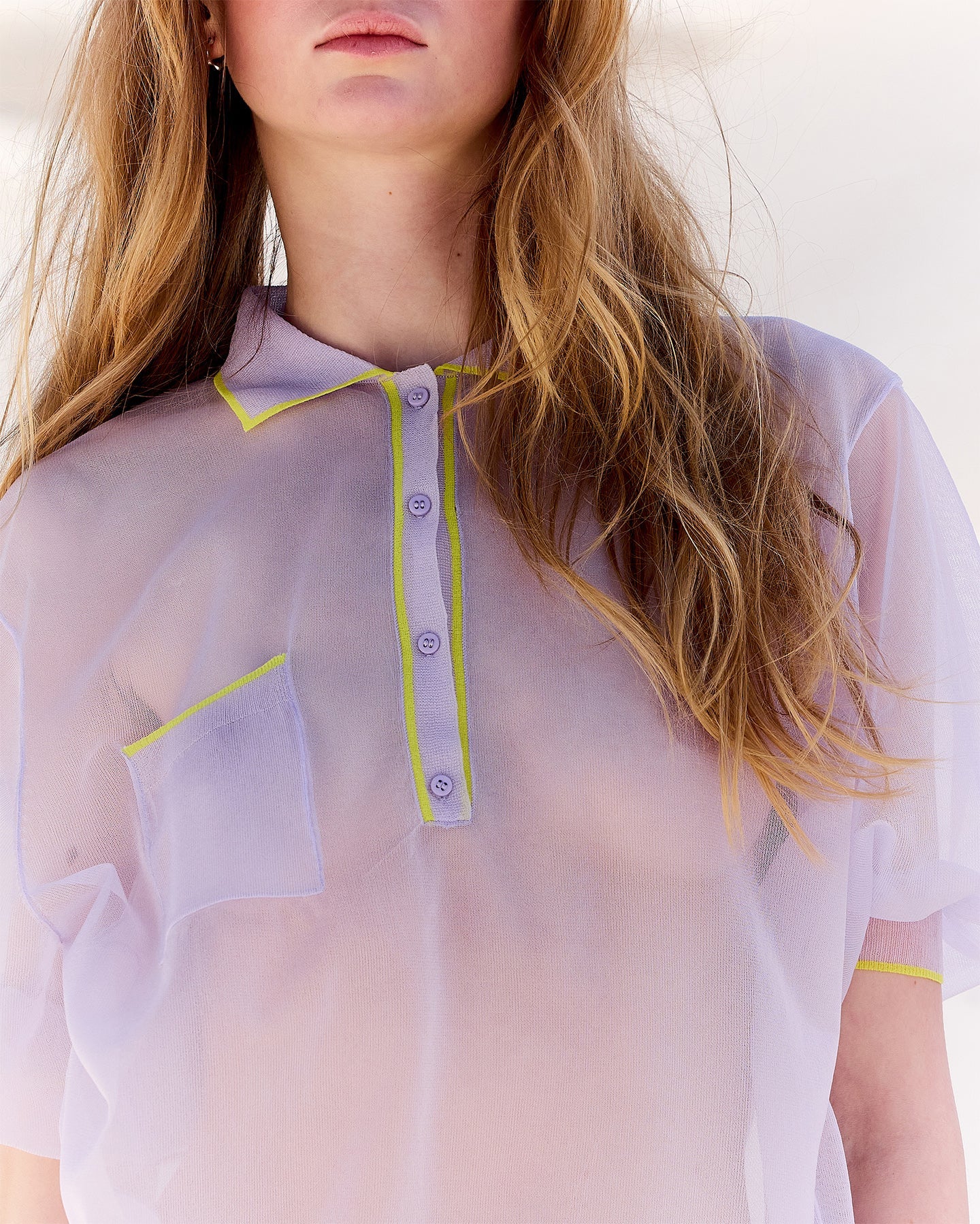 Polo En Maille Glesni - Lilas