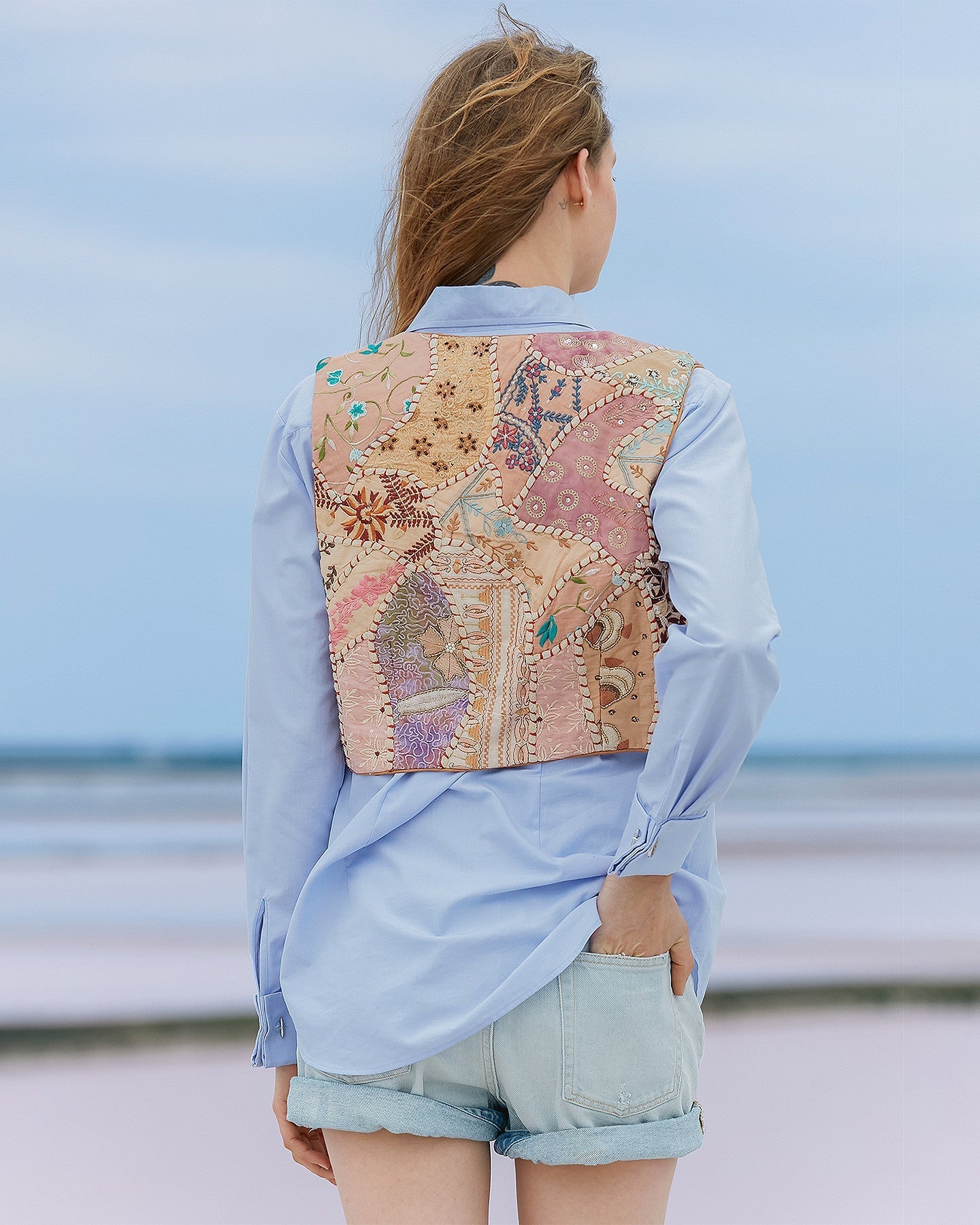 Gilet New manipura Rose | Mes Demoiselles Paris