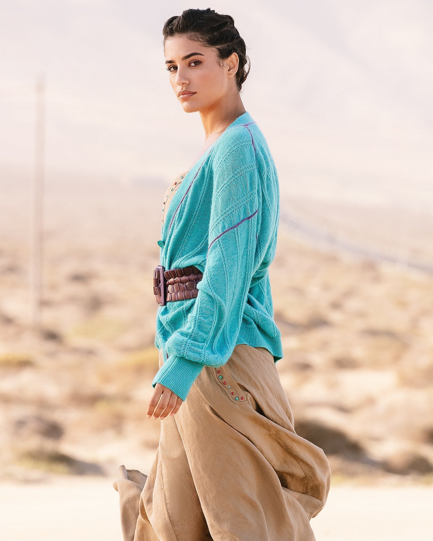Gilet Taki Turquoise | Mes Demoiselles Paris