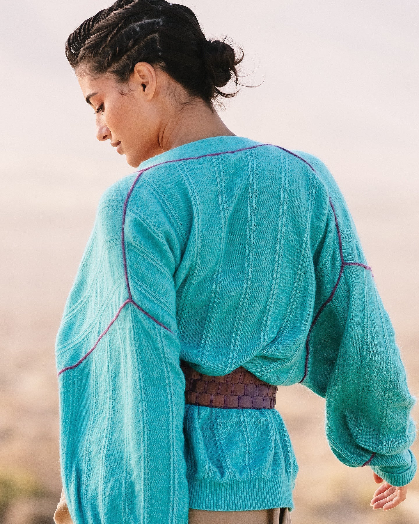 Gilet Taki Turquoise | Mes Demoiselles Paris