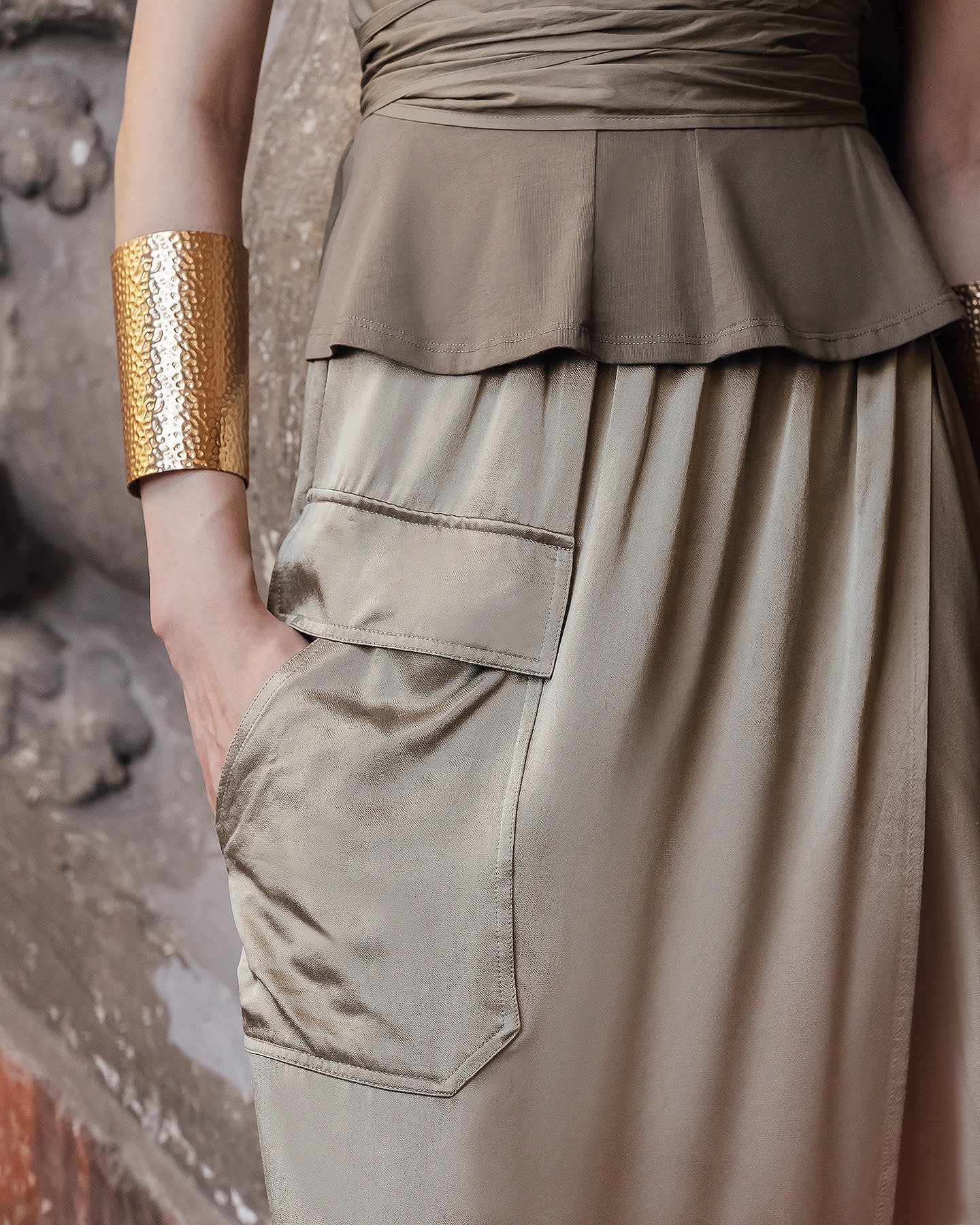 Jupe Soline Kaki | Mes Demoiselles Paris