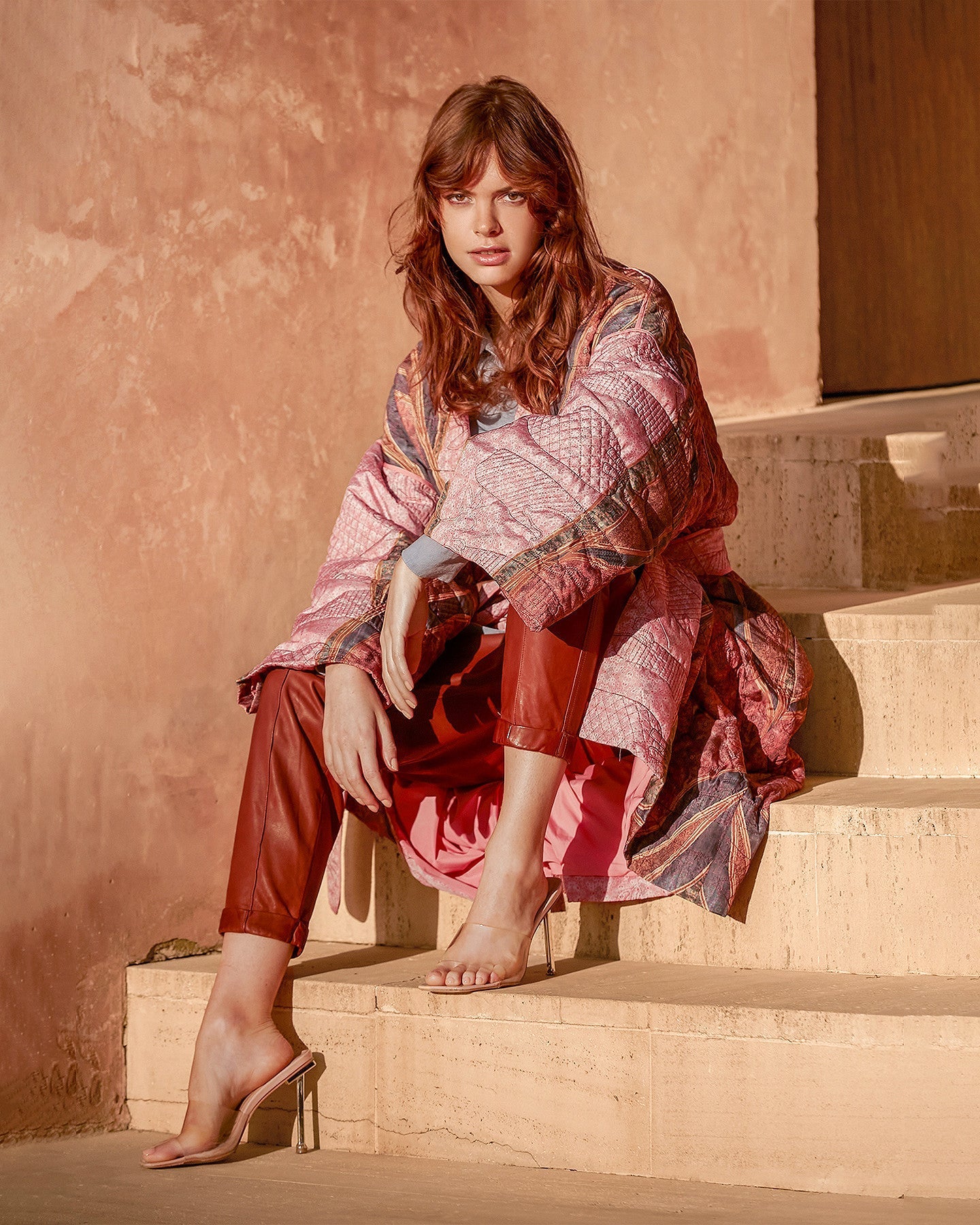 Kimono Kimiko Imprimé rose | Mes Demoiselles Paris
