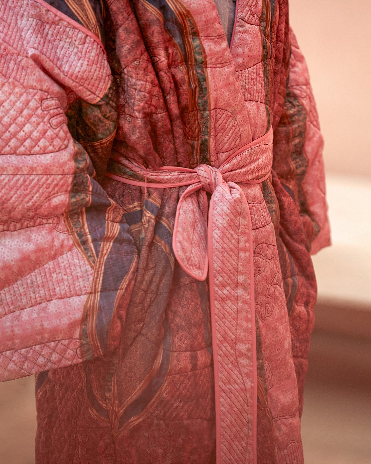 Kimono Kimiko Imprimé rose | Mes Demoiselles Paris