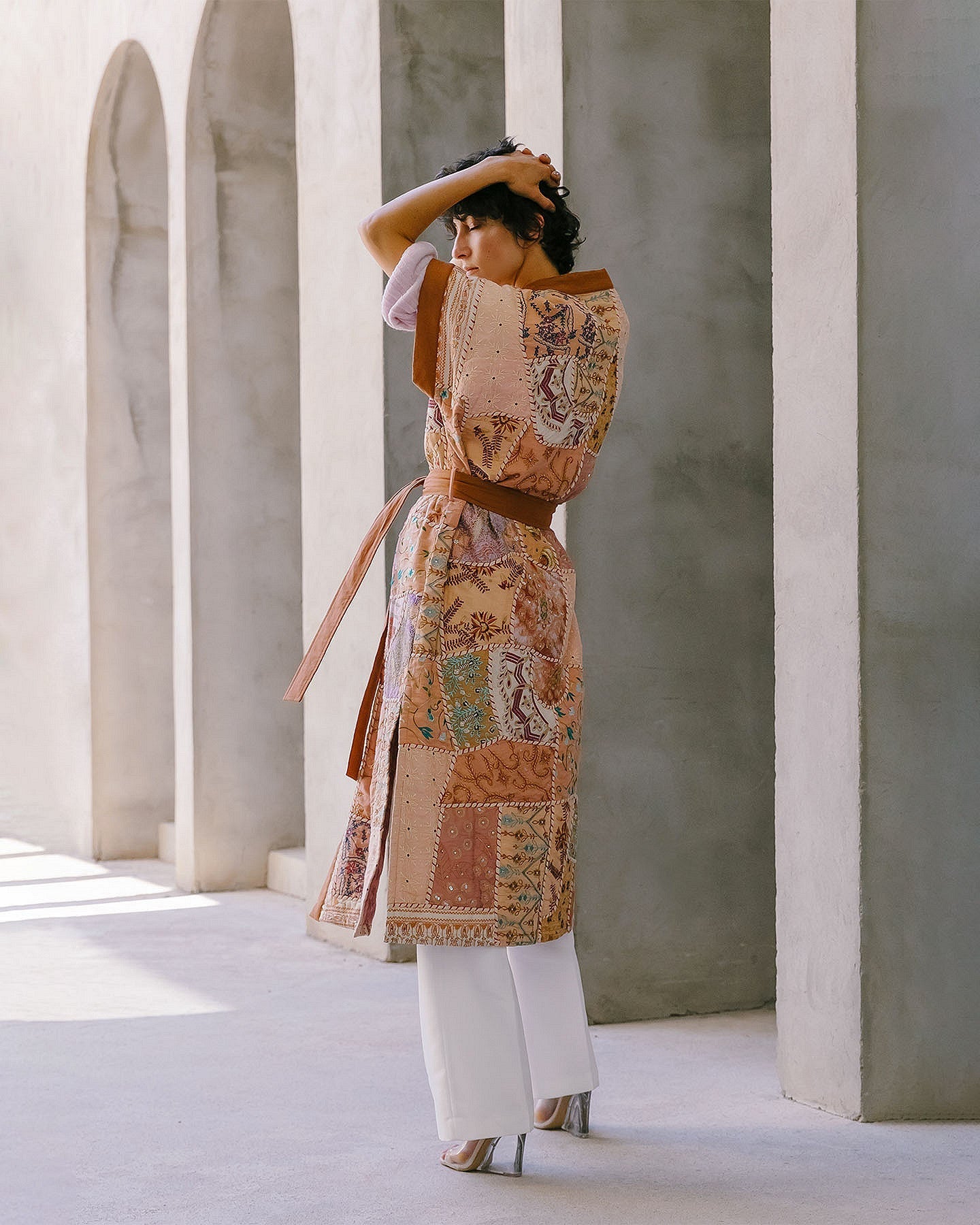 Kimono New anahata Imprimé rose | Mes Demoiselles Paris