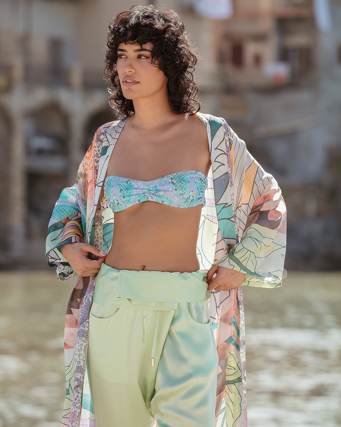 Kimono Shana Multicolore | Mes Demoiselles Paris