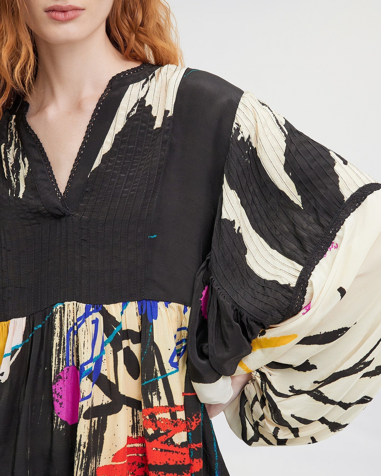LA BLOUSE MASQUIAT MULTICOLORE | MES DEMOISELLES PARIS