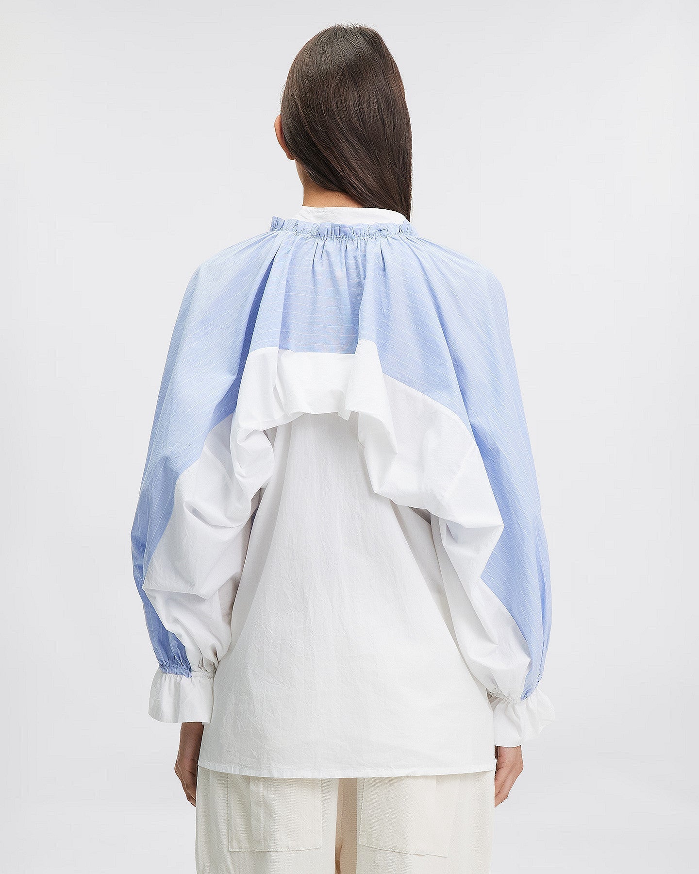 LA BLOUSE WALLY BLEU | MES DEMOISELLES PARIS