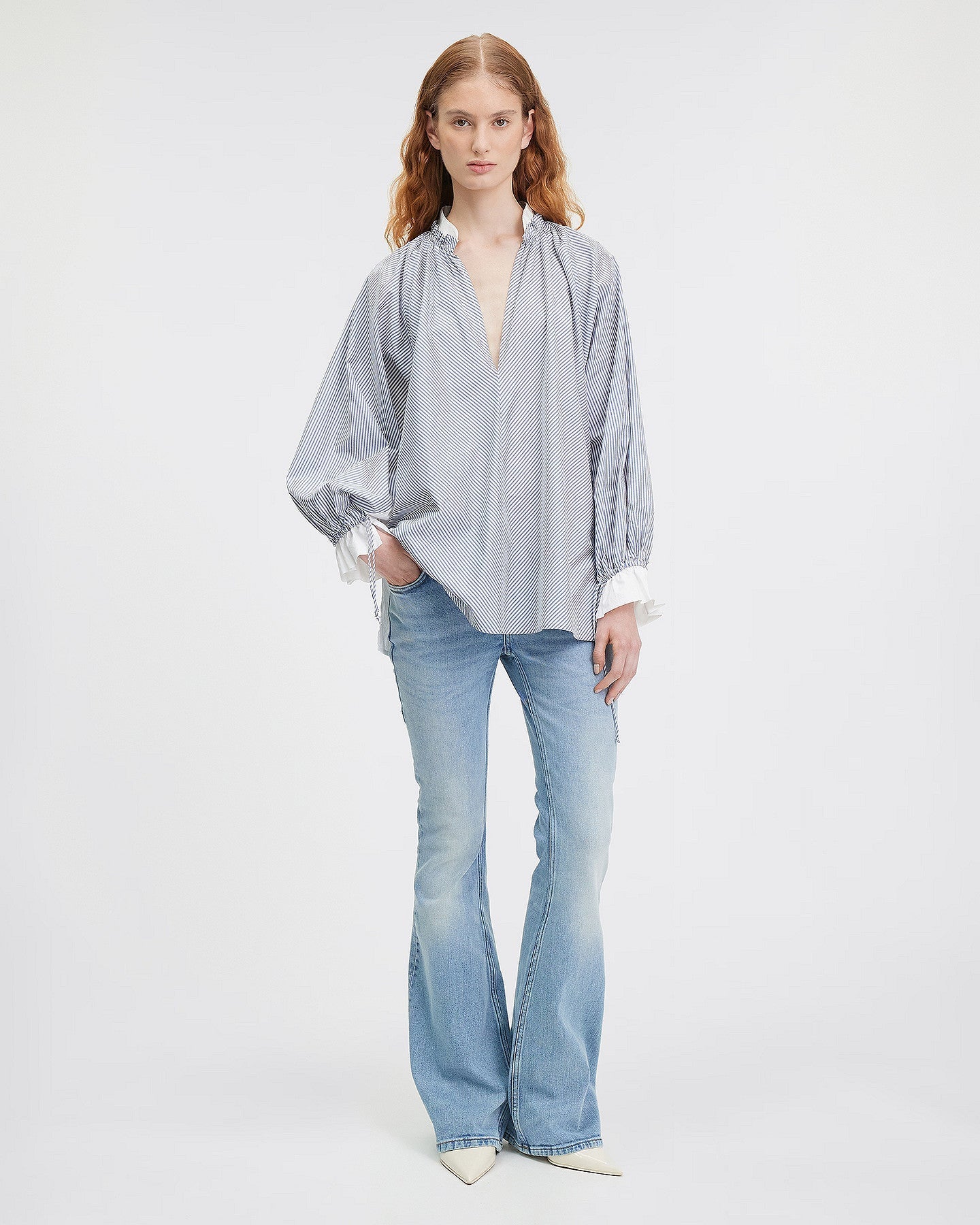 LA BLOUSE WALLY GRIS | MES DEMOISELLES PARIS
