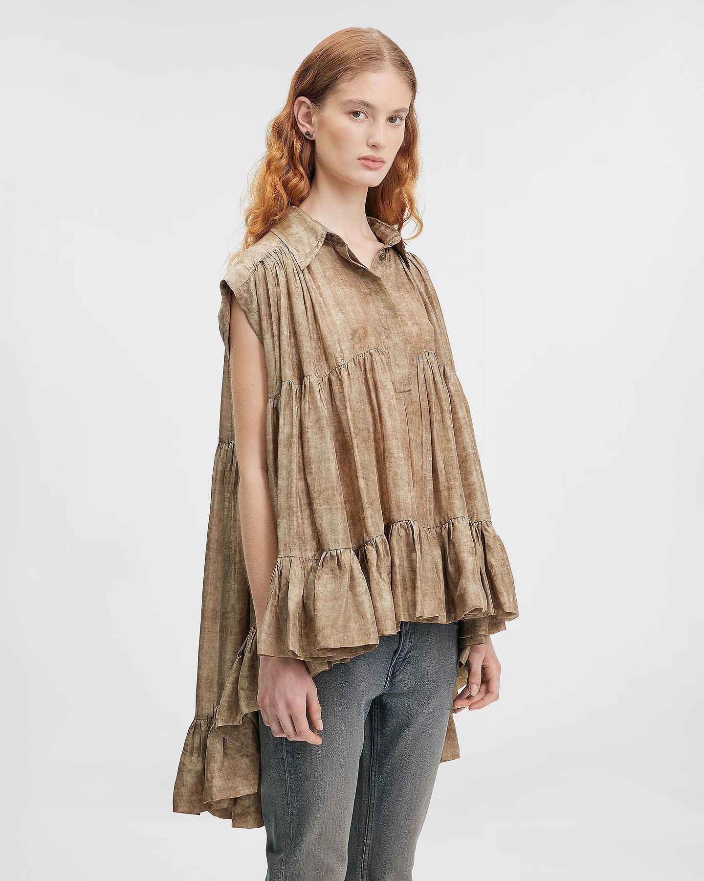 LA CHEMISE DEBO MARRON | MES DEMOISELLES PARIS