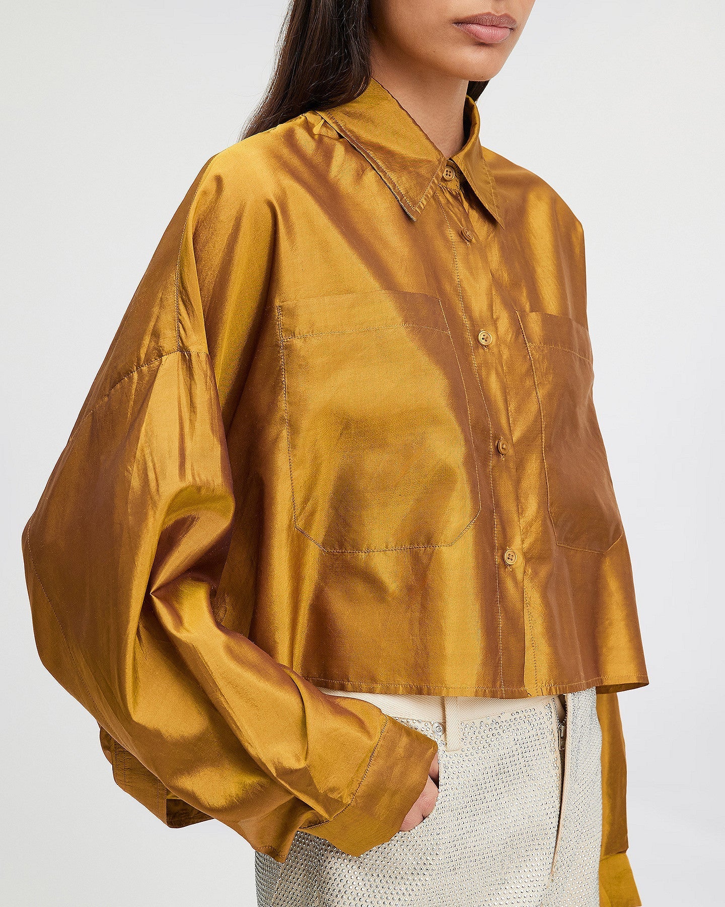 LA CHEMISE SILLY AUBERGINE | MES DEMOISELLES PARIS