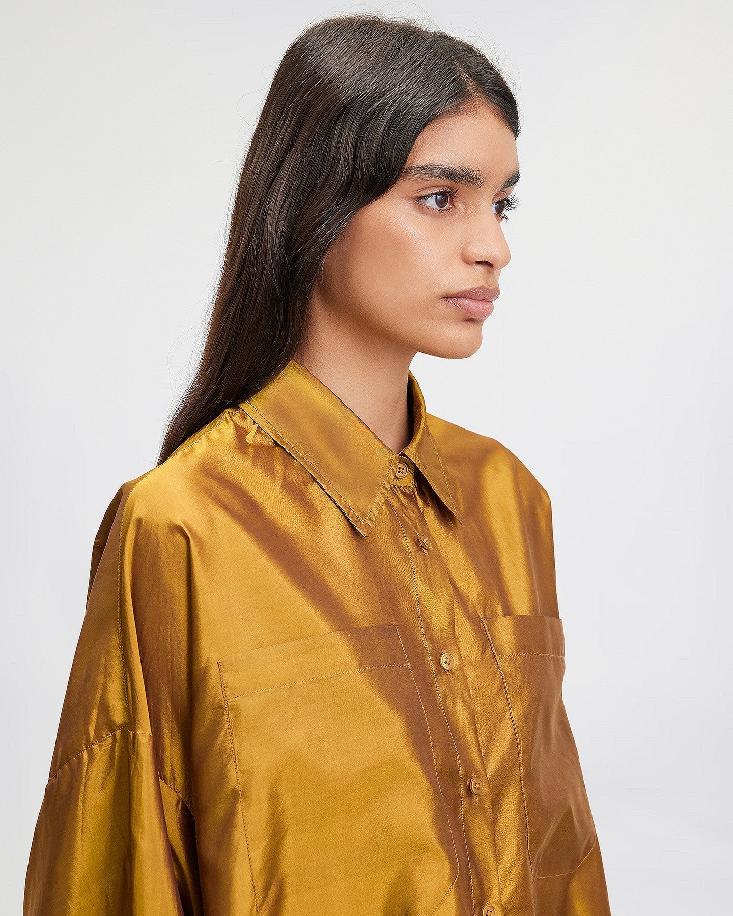 LA CHEMISE SILLY AUBERGINE | MES DEMOISELLES PARIS