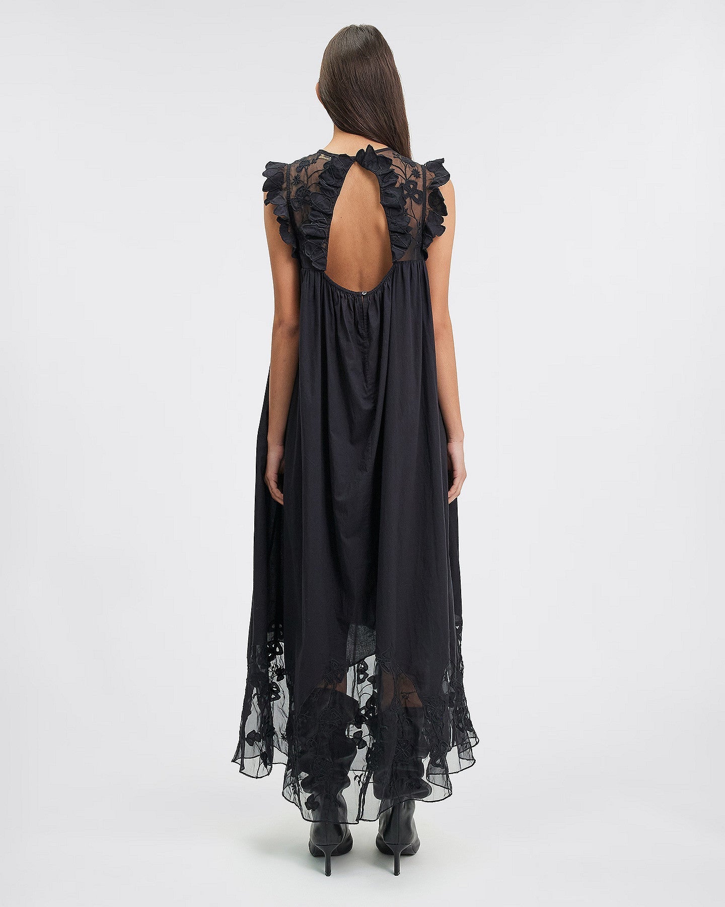 LA ROBE PERONE NOIR | MES DEMOISELLES PARIS