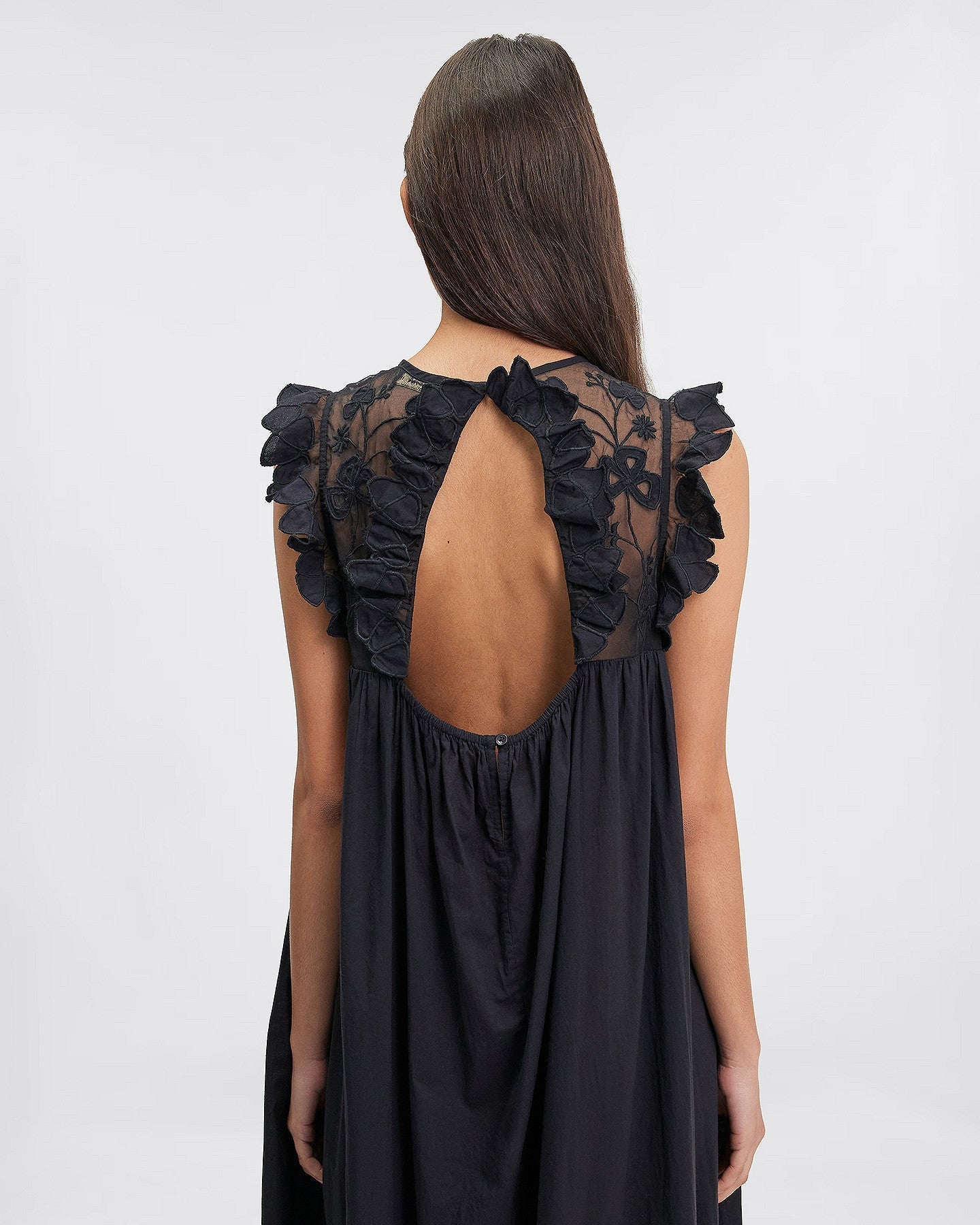LA ROBE PERONE NOIR | MES DEMOISELLES PARIS