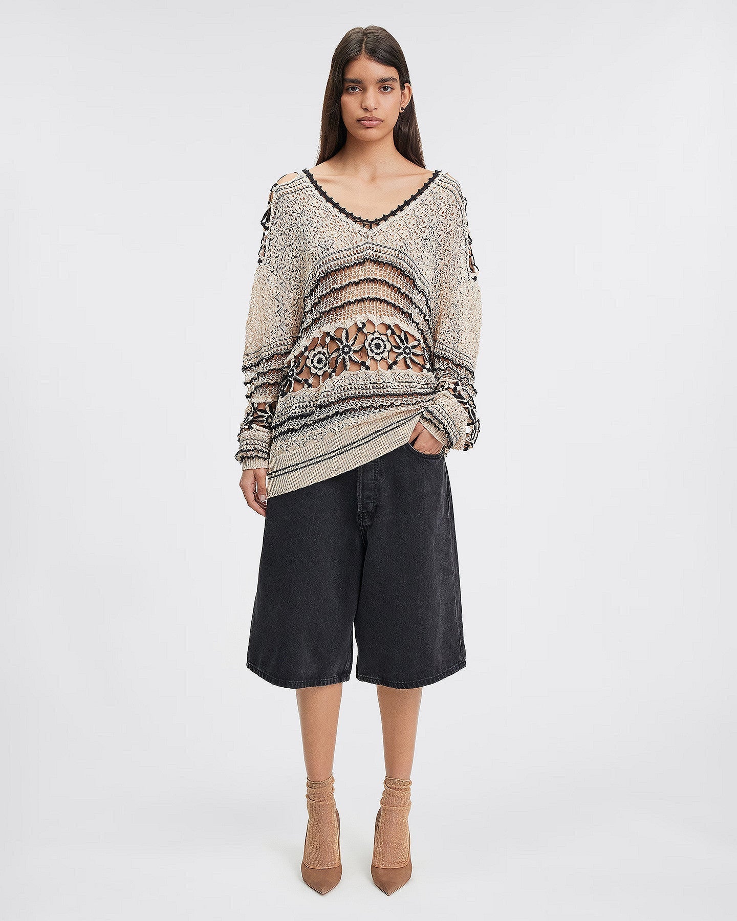 LE SWEATER MOJCA BEIGE | MES DEMOISELLES PARIS