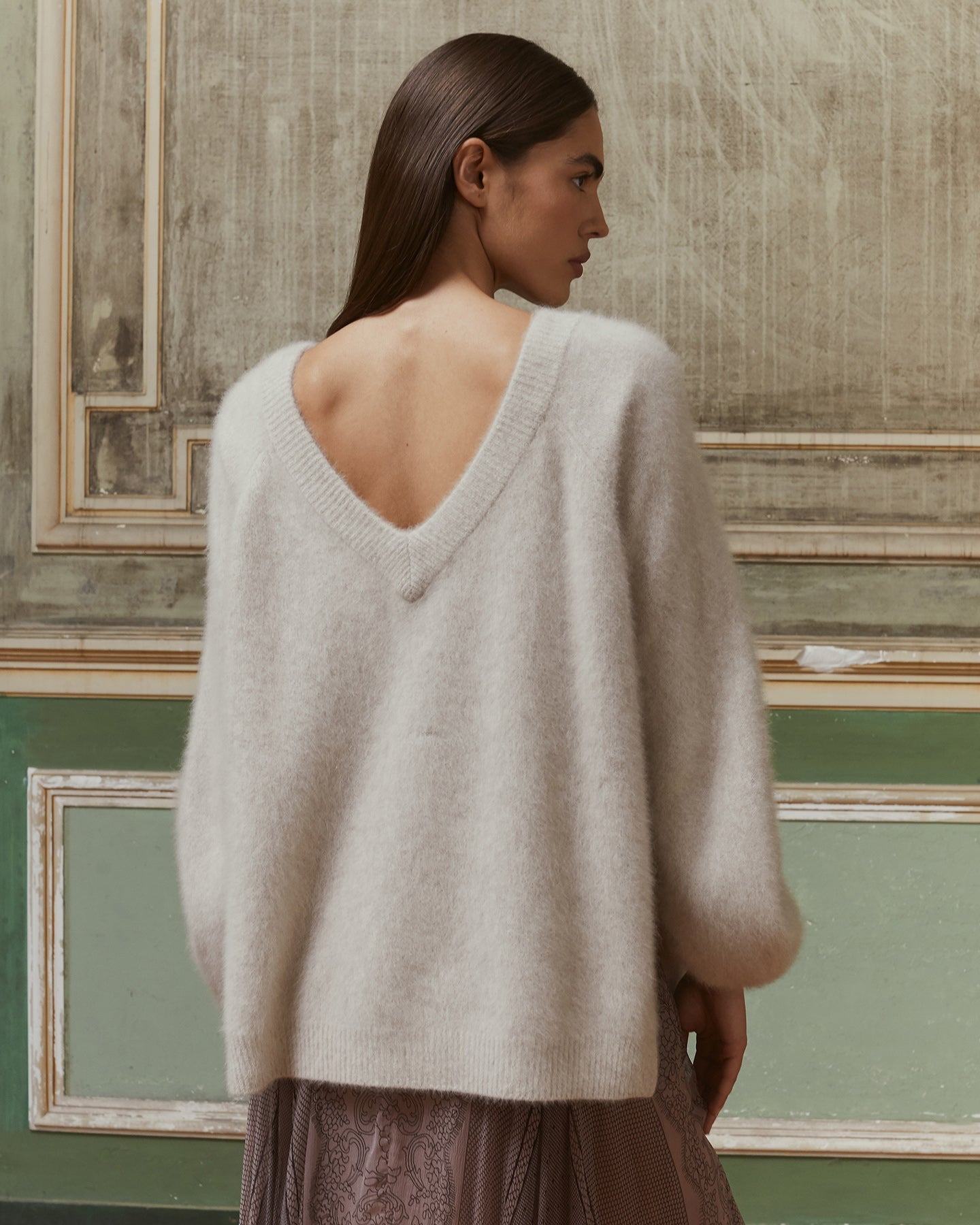 Pull En Maille Polat - Porcelaine