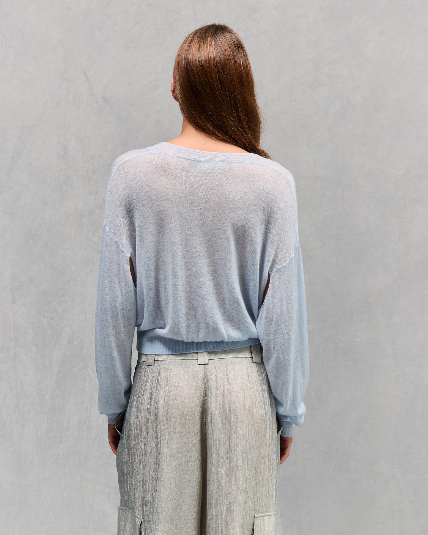 Pull En Maille Smurf - Bleu