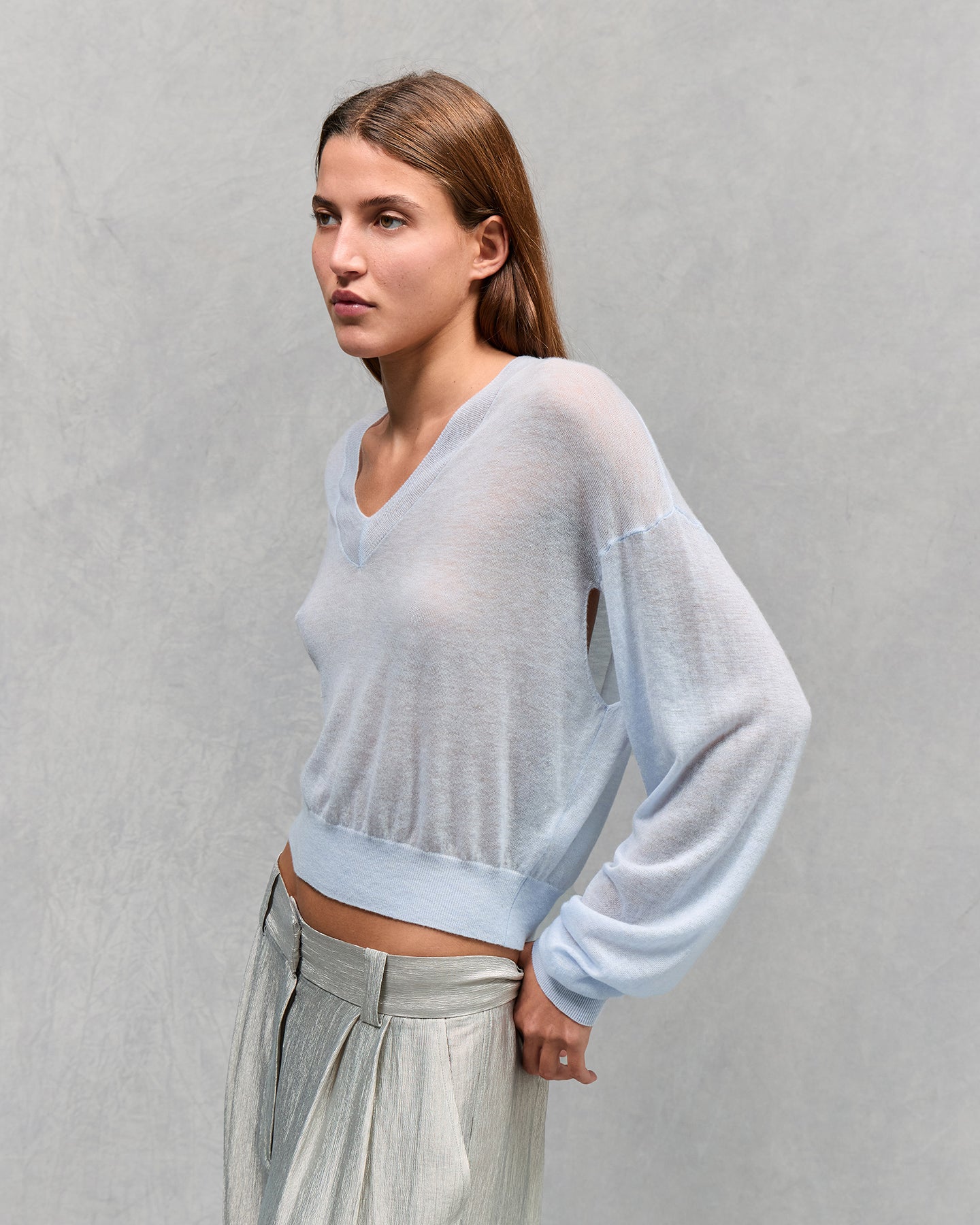 Pull En Maille Smurf - Bleu