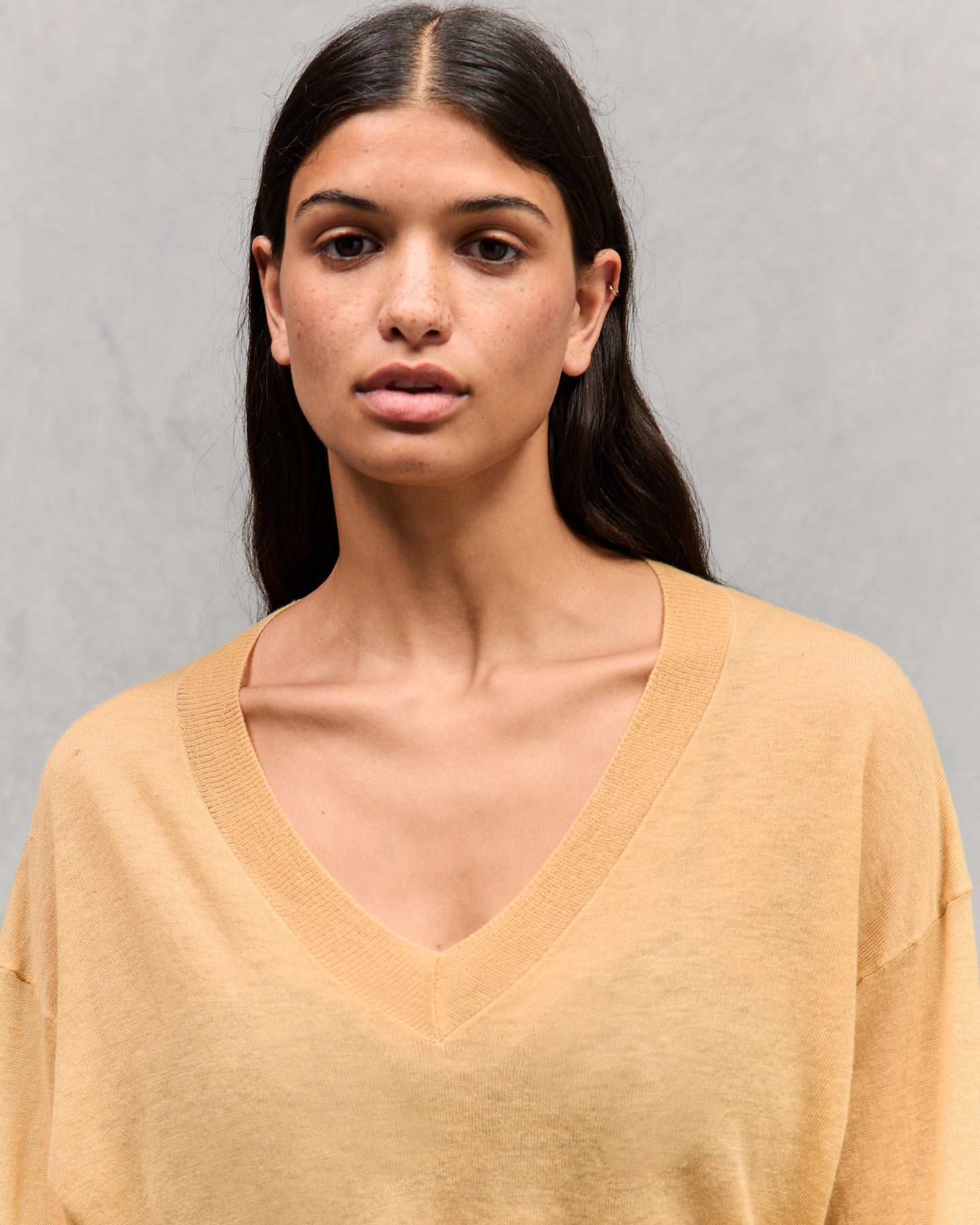 Pull En Maille Smurf - Jaune