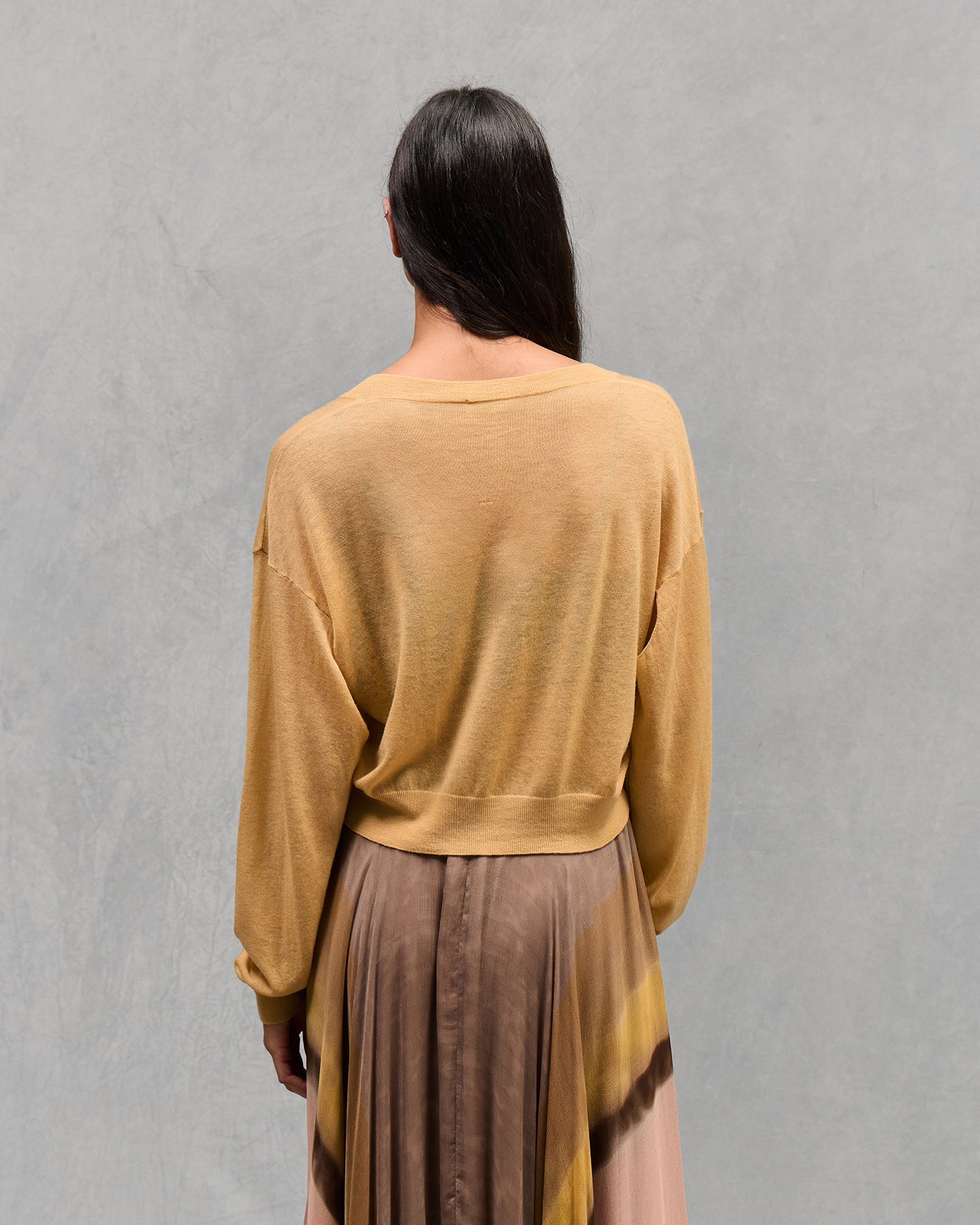 Pull En Maille Smurf - Jaune